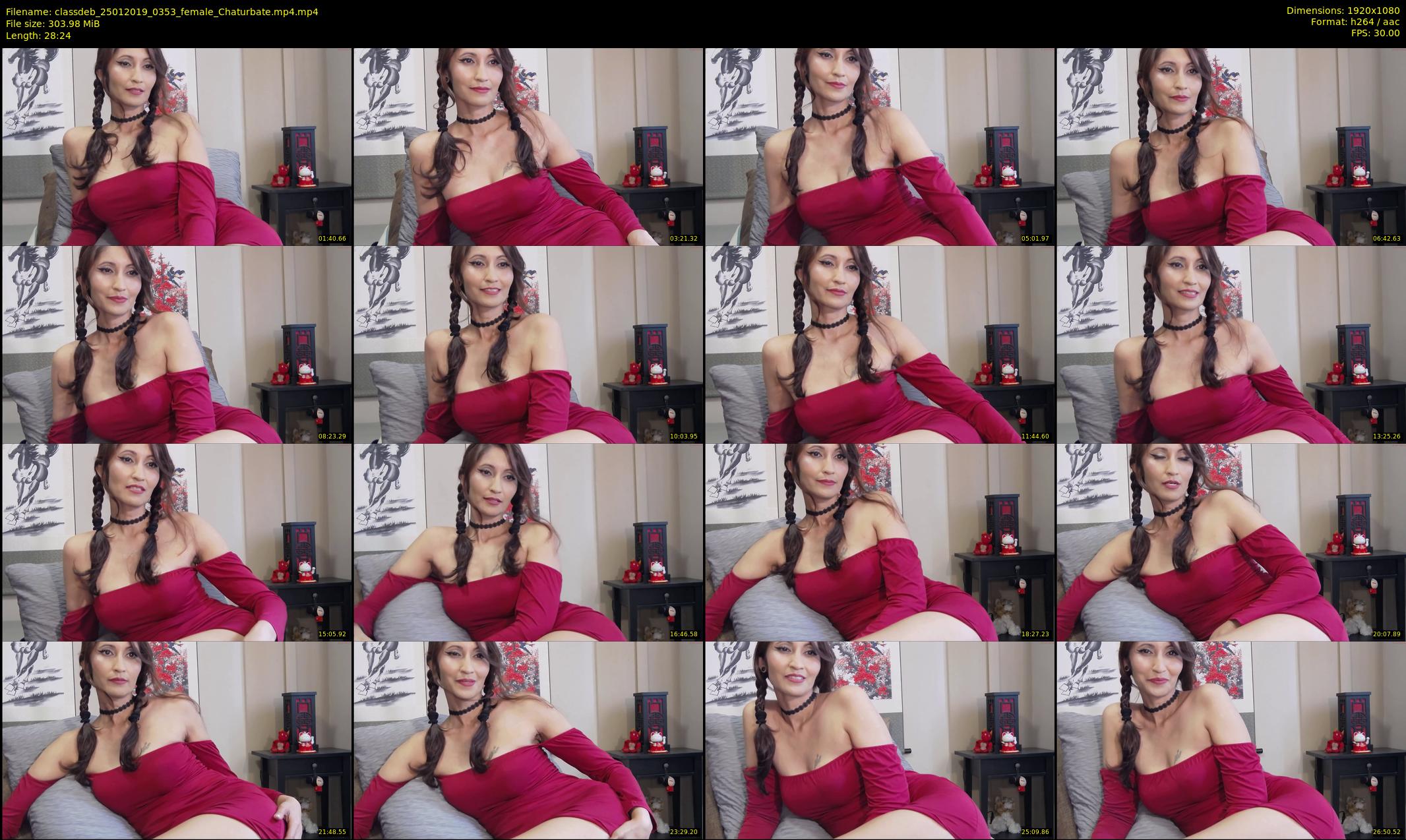 classdeb — 29 minute Chaturbate female cam show recording, 1080p, Jan 25, 2019