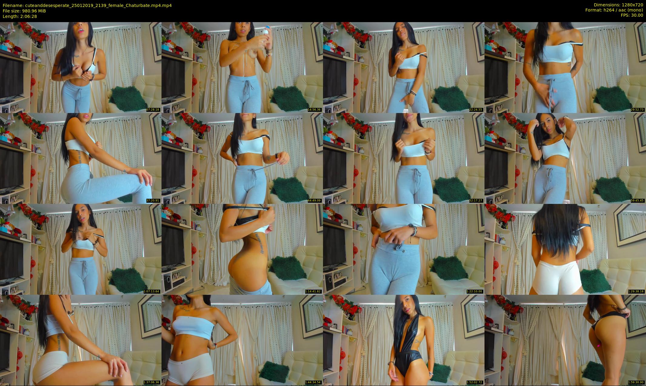 cuteanddesesperate — 127 minute Chaturbate female cam show recording, 720p, Jan 25, 2019