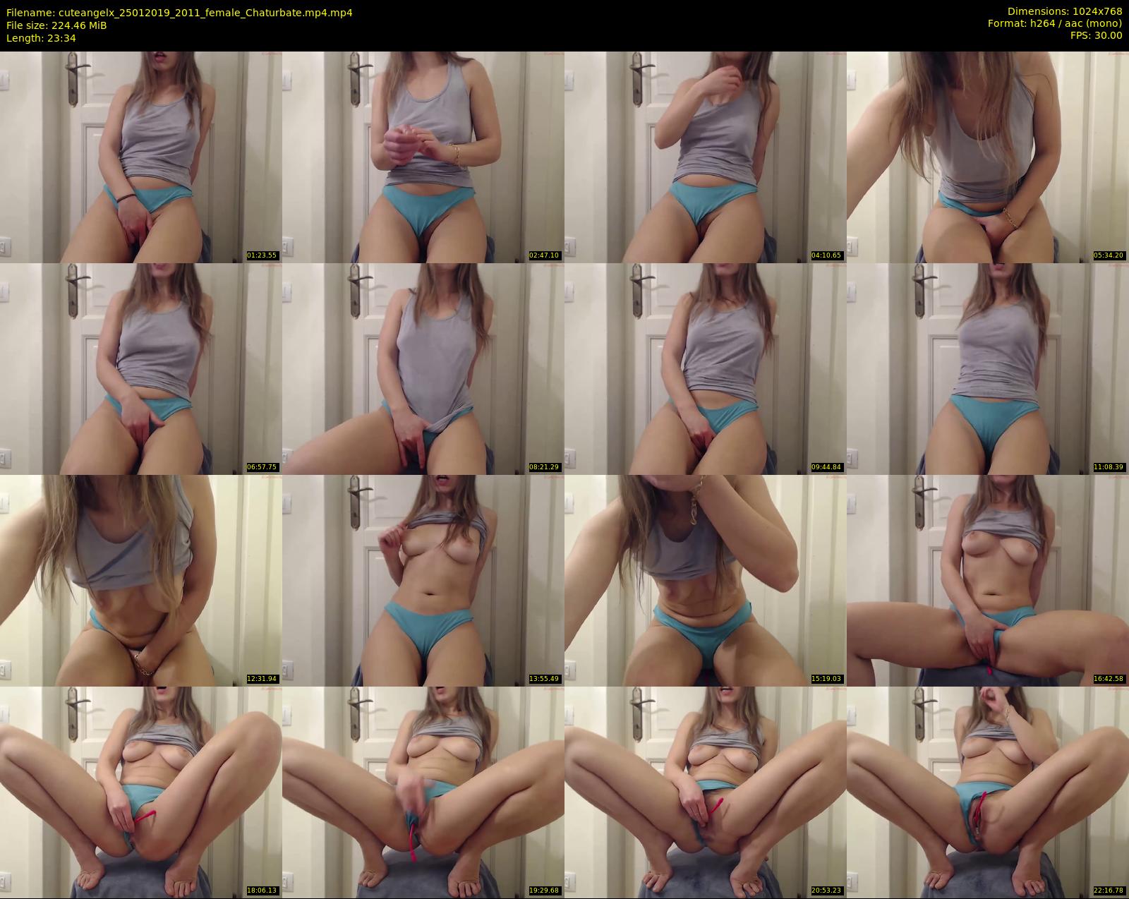 cuteangelx — 24 minute Chaturbate female cam show recording, 720p, Jan 25, 2019