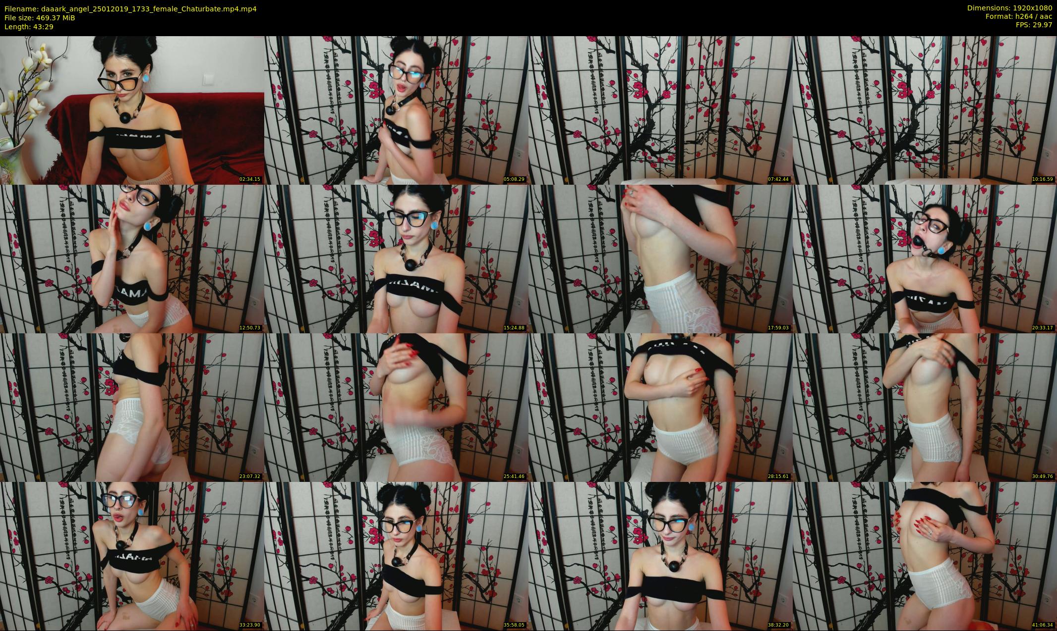 daaark_angel — 44 minute Chaturbate female cam show recording, 1080p, Jan 25, 2019