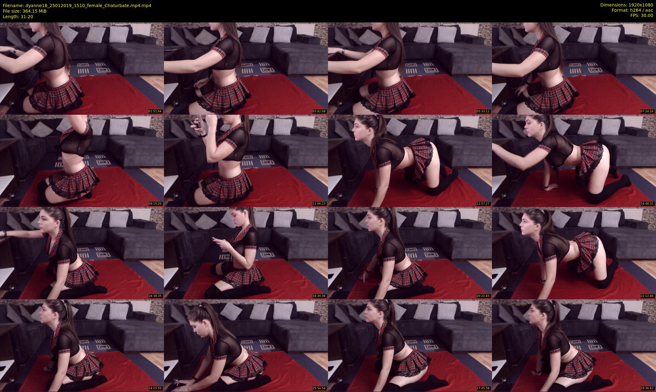 dyanne18 — 32 minute Chaturbate female cam show recording, 1080p, Jan 25, 2019