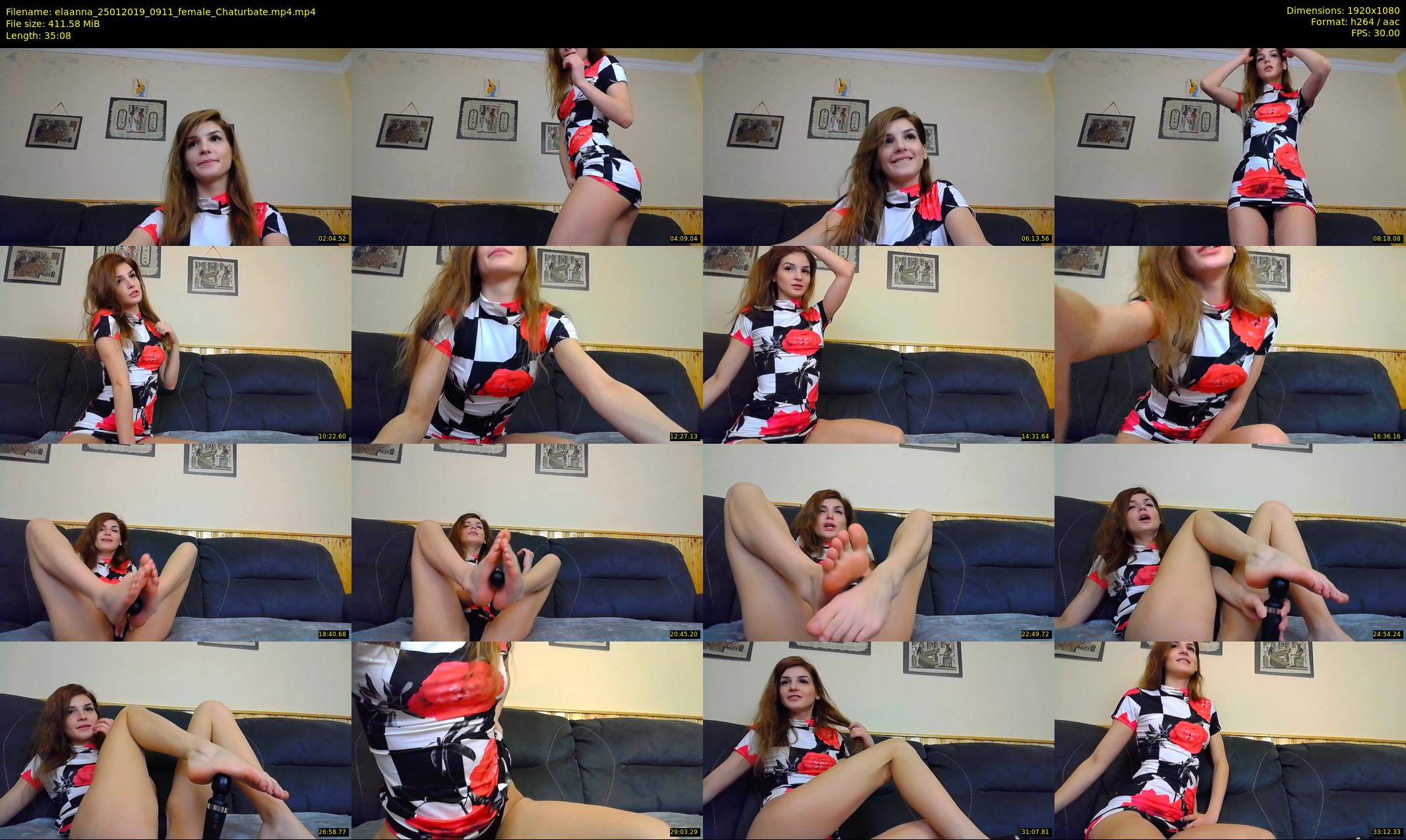 elaanna — 36 minute Chaturbate female cam show recording, 1080p, Jan 25, 2019