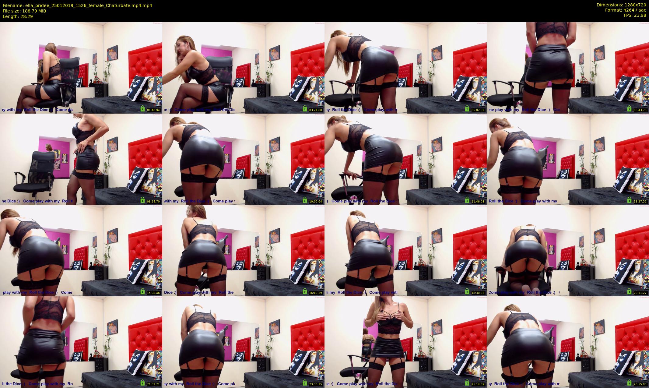 ella_pridee — 29 minute Chaturbate female cam show recording, 720p, Jan 25, 2019