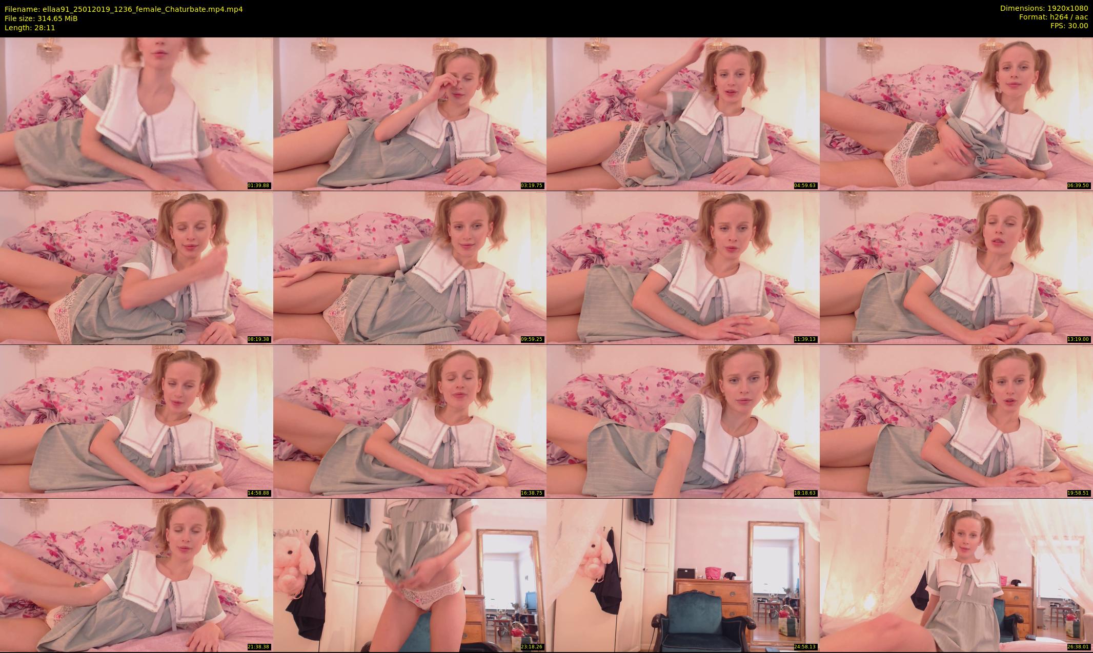 ellaa91 — 29 minute Chaturbate female cam show recording, 1080p, Jan 25, 2019