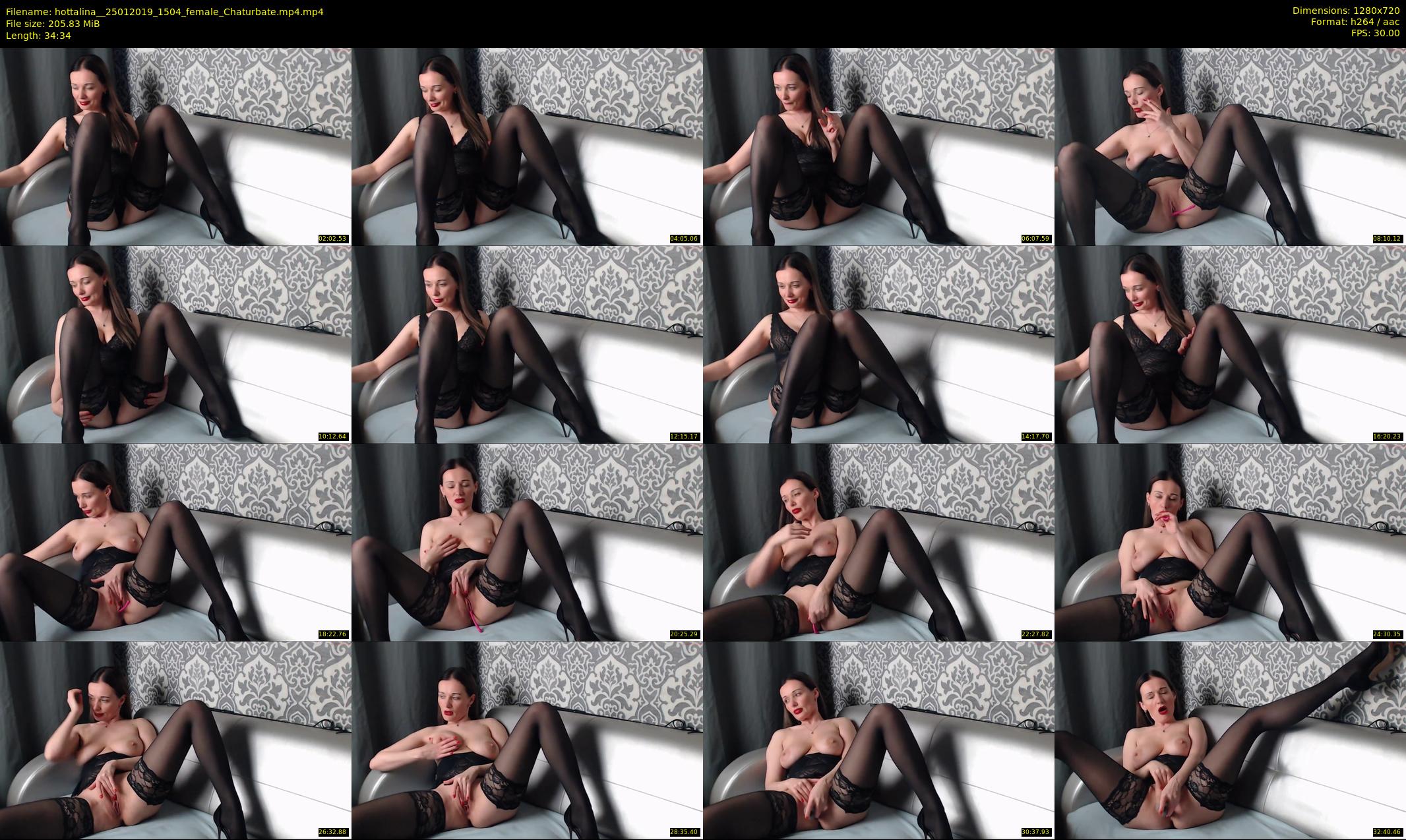 hottalina_ — 35 minute Chaturbate female cam show recording, 720p, Jan 25, 2019