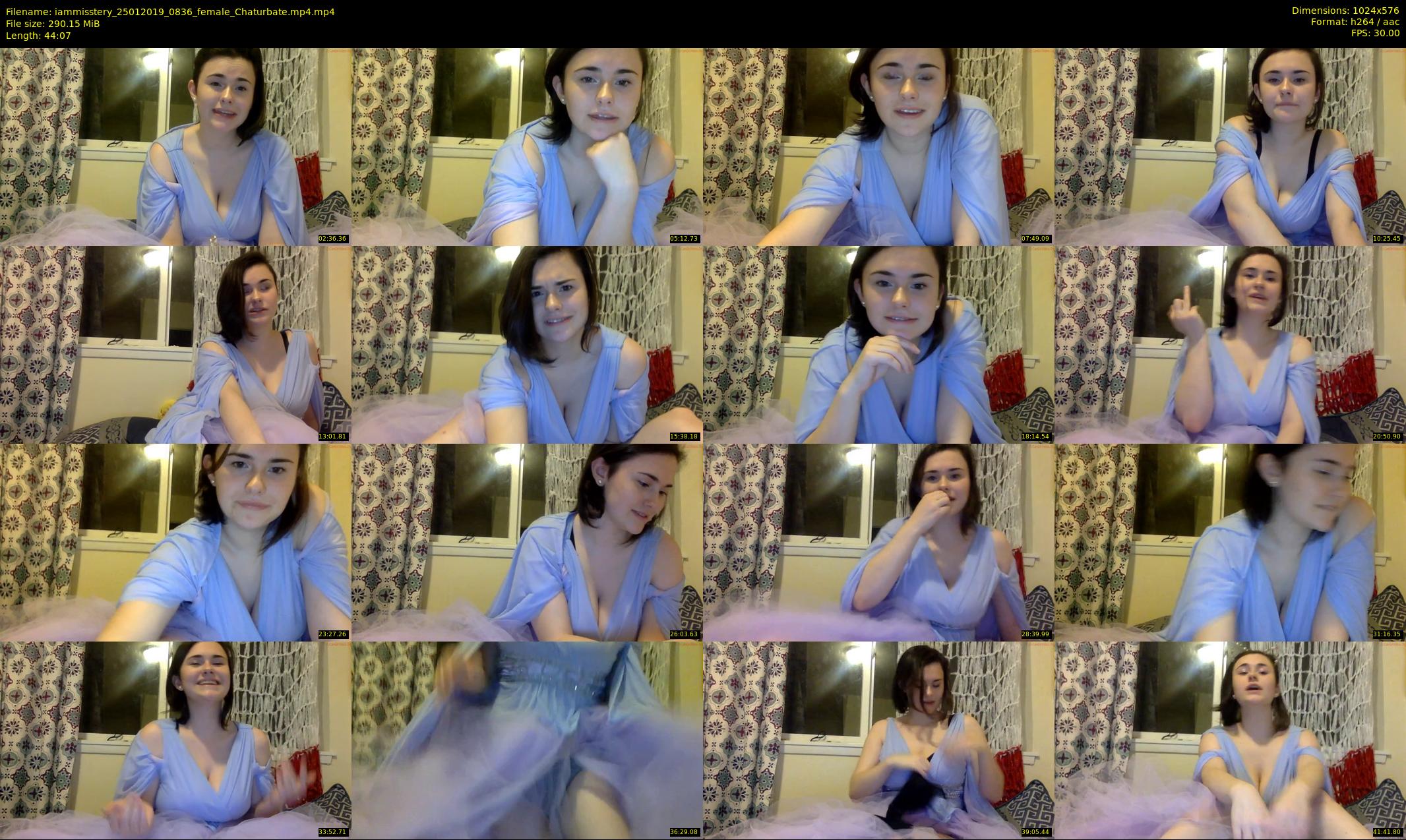iammisstery — 45 minute Chaturbate female cam show recording, 480p, Jan 25, 2019