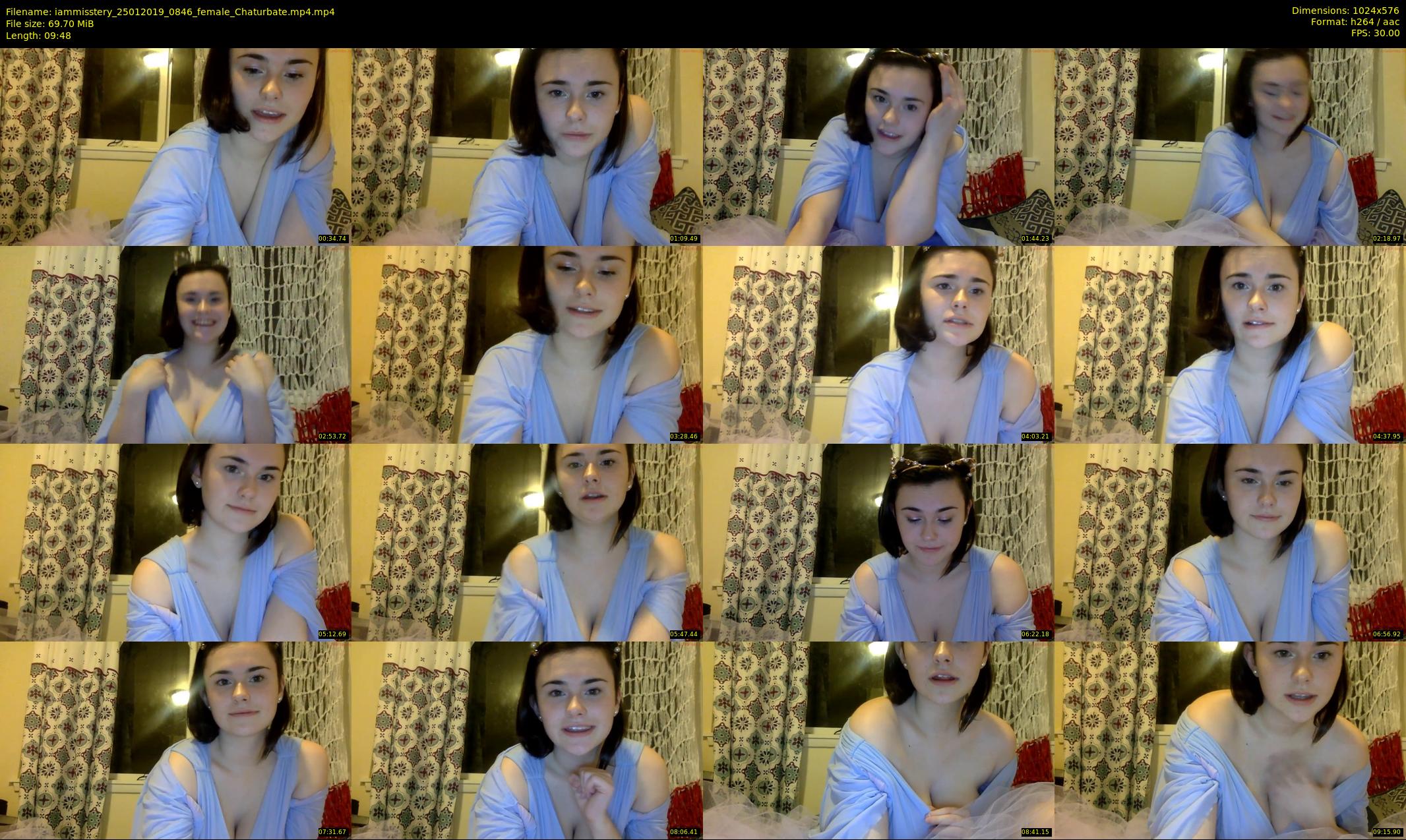 iammisstery — 10 minute Chaturbate female cam show recording, 480p, Jan 25, 2019