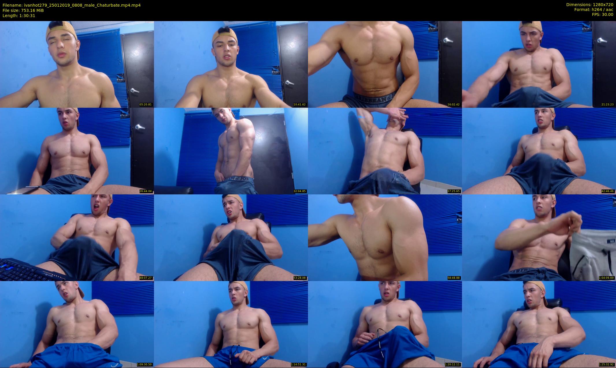 ivanhot279 — 91 minute Chaturbate male cam show recording, 720p, Jan 25, 2019
