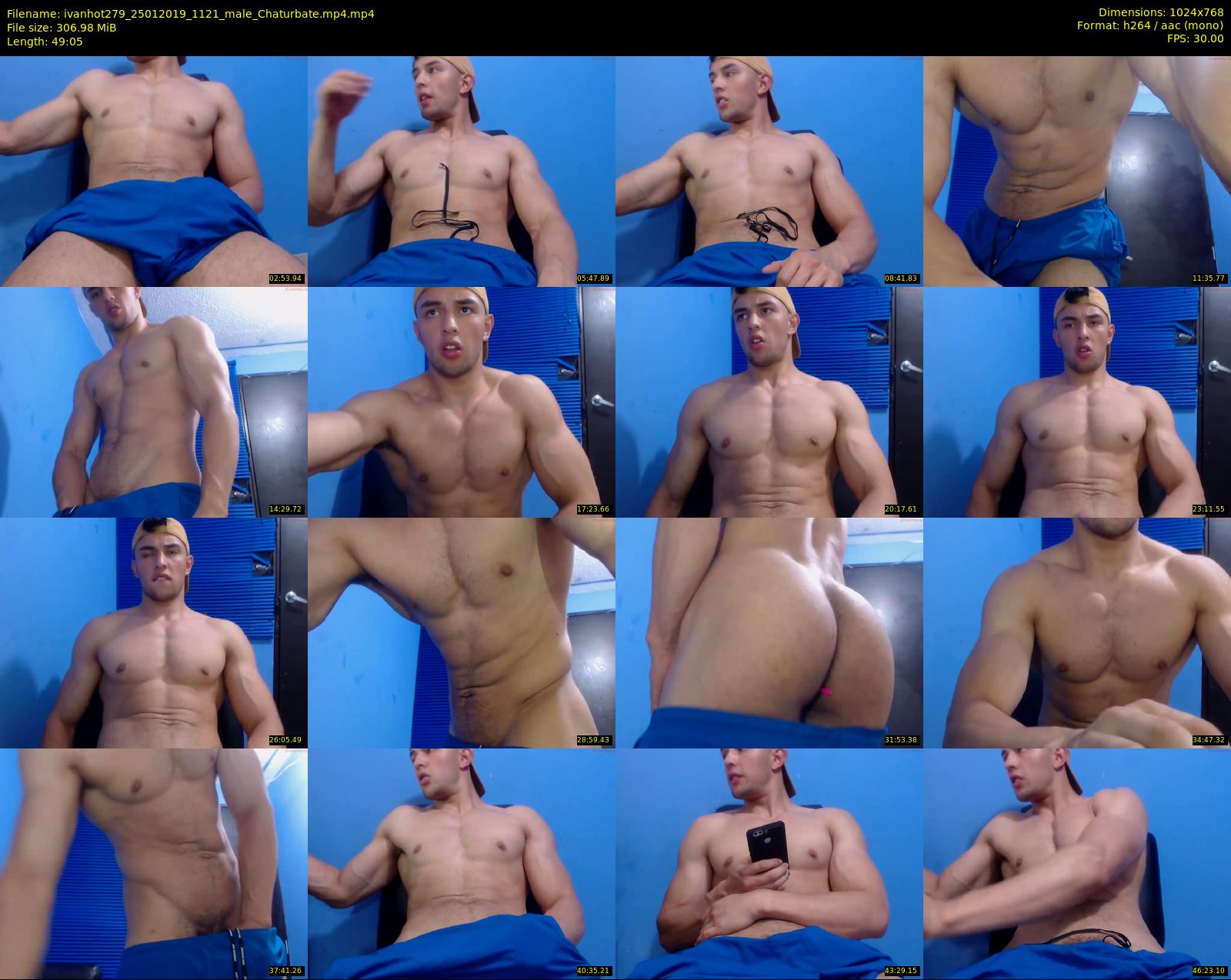 ivanhot279 — 50 minute Chaturbate male cam show recording, 720p, Jan 25, 2019