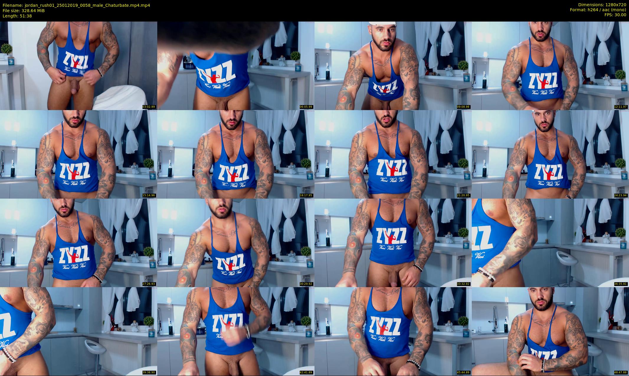 jordan_rush01 — 52 minute Chaturbate male cam show recording, 720p, Jan 25, 2019