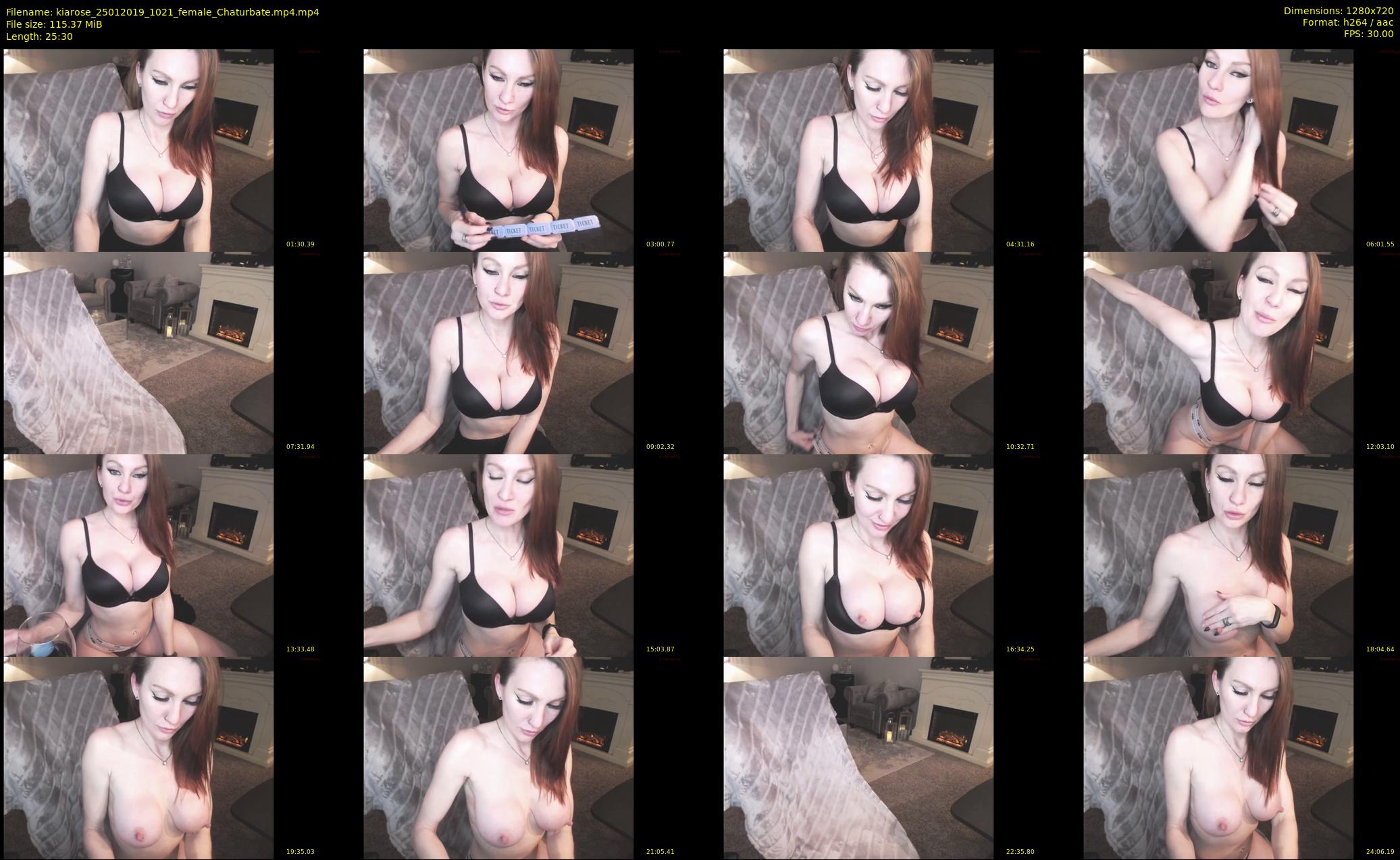 kiarose — 26 minute Chaturbate female cam show recording, 720p, Jan 25, 2019