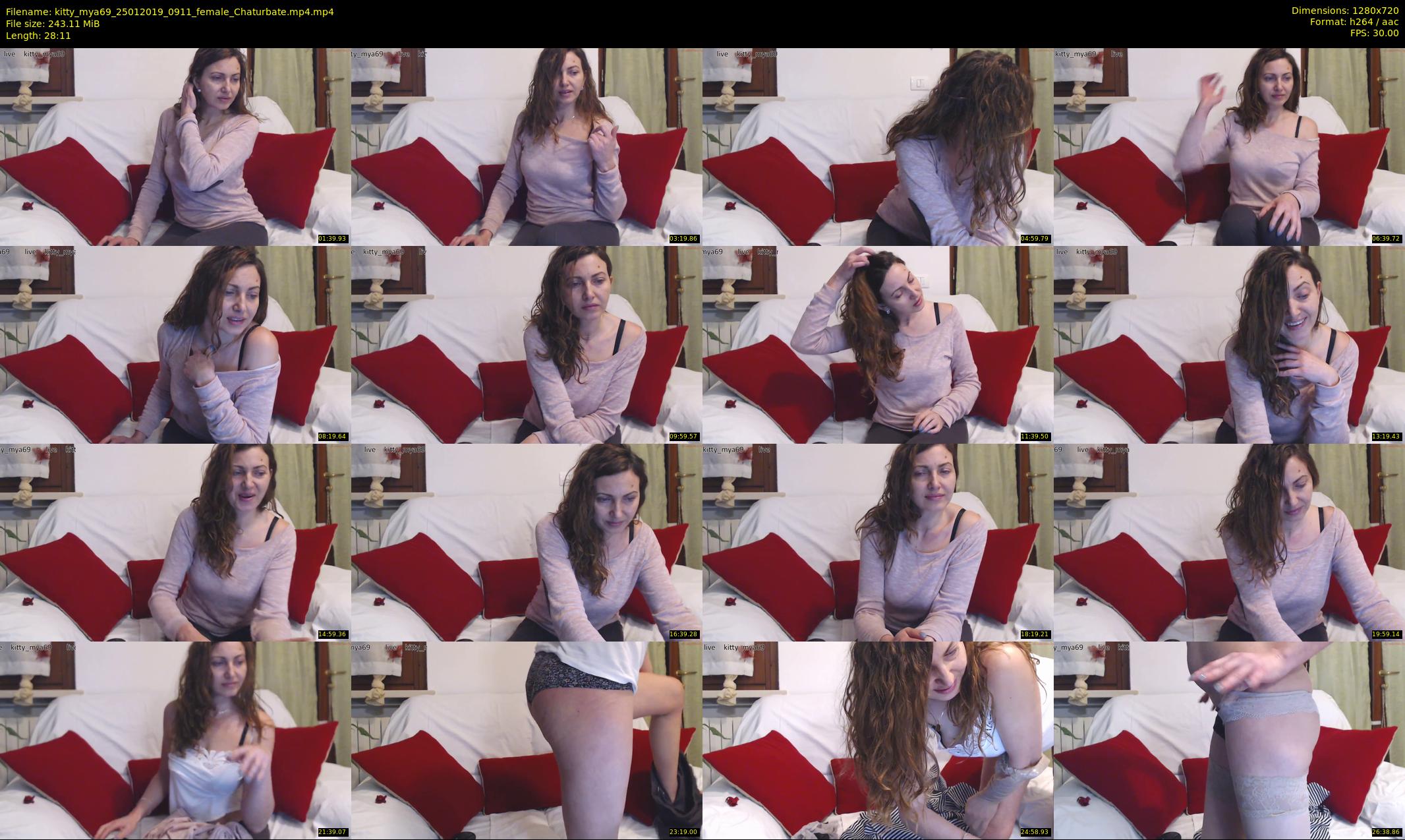 kitty_mya69 — 29 minute Chaturbate female cam show recording, 720p, Jan 25, 2019