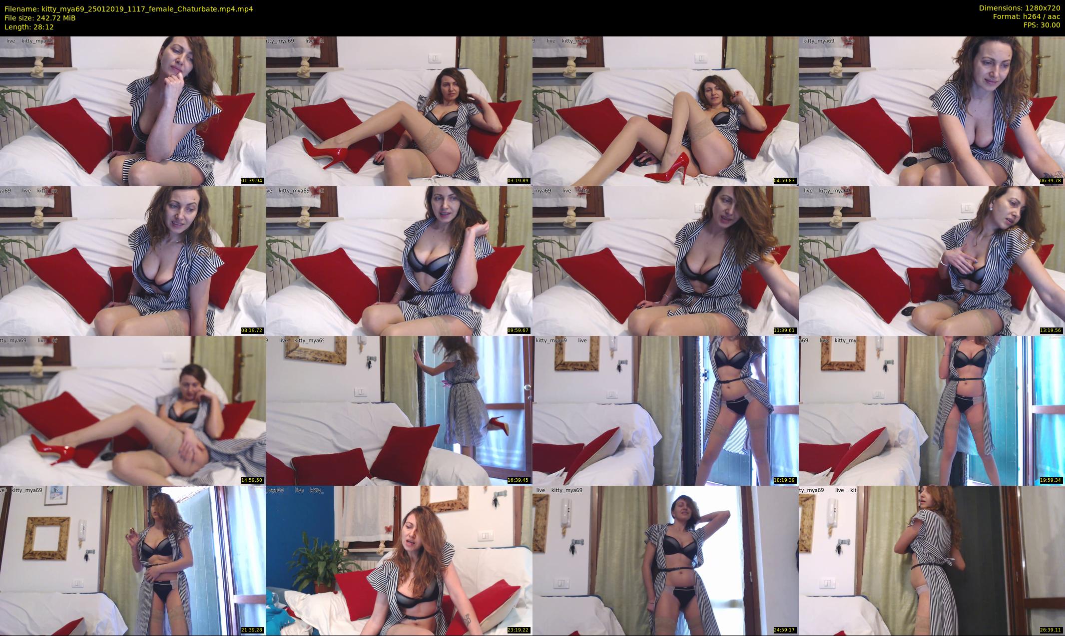 kitty_mya69 — 29 minute Chaturbate female cam show recording, 720p, Jan 25, 2019