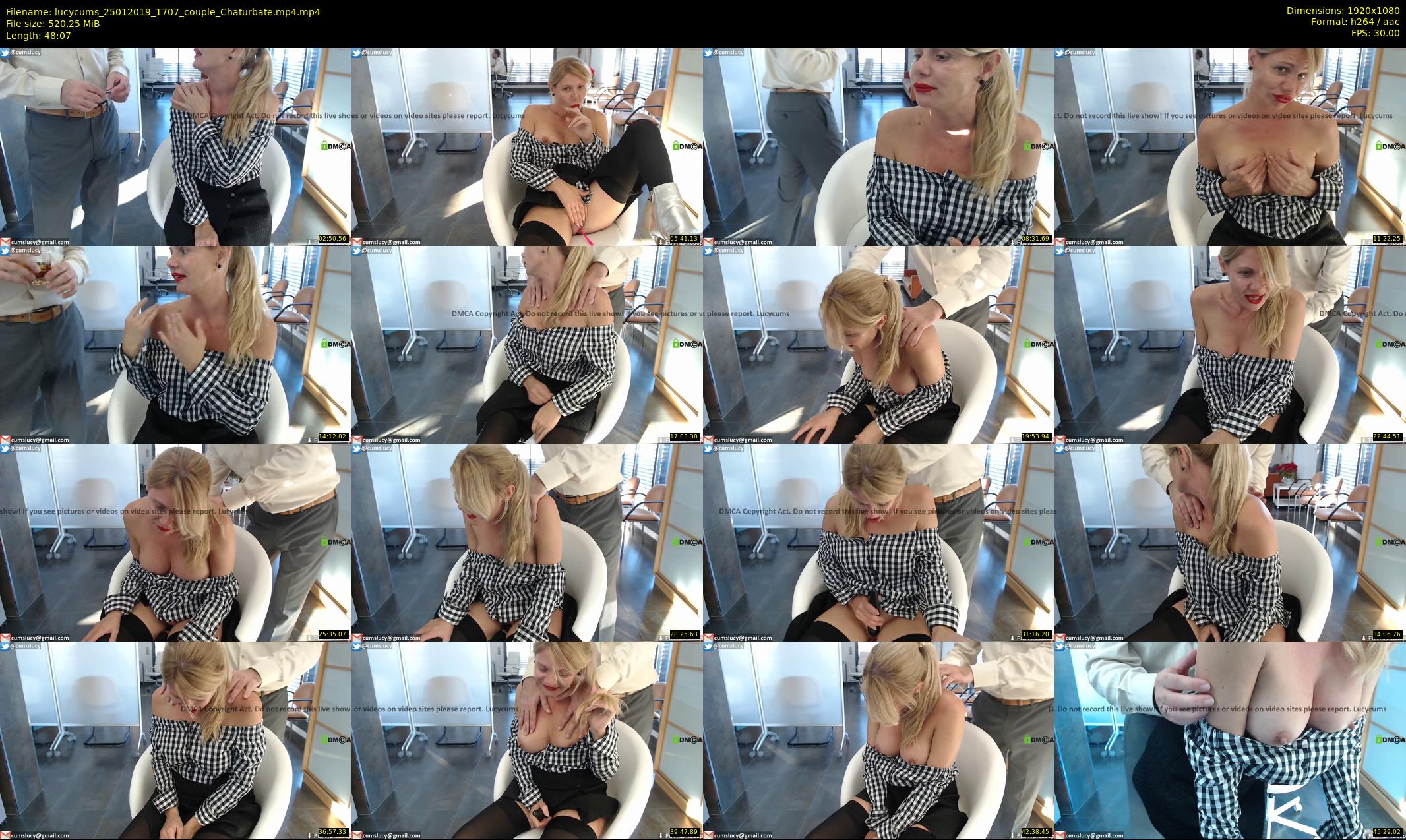 lucycums — 49 minute Chaturbate couple cam show recording, 1080p, Jan 25, 2019