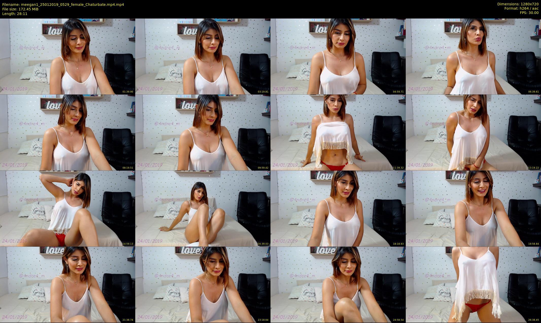 meegan1 — 29 minute Chaturbate female cam show recording, 720p, Jan 25, 2019