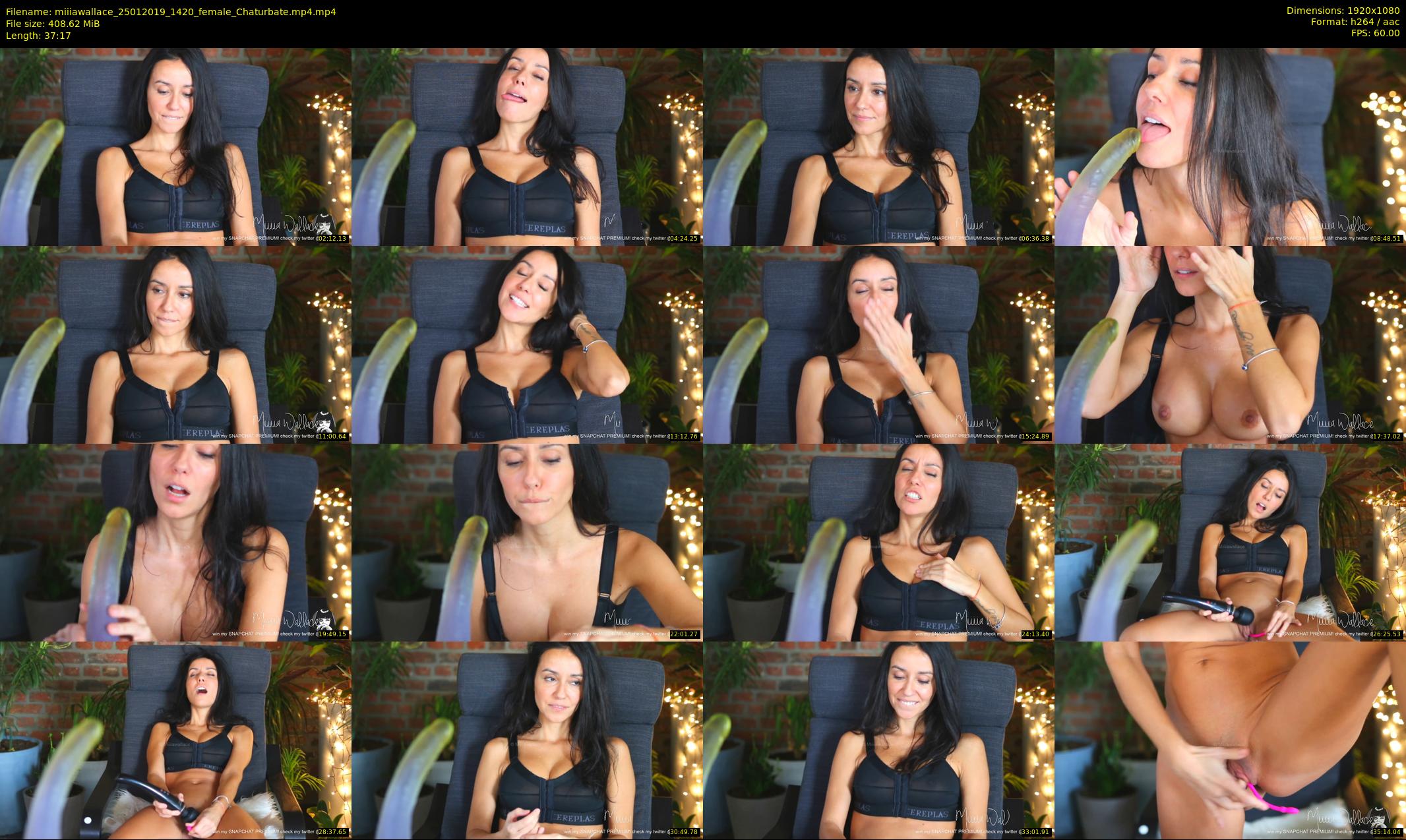 miiiawallace — 38 minute Chaturbate female cam show recording, 1080p, Jan 25, 2019