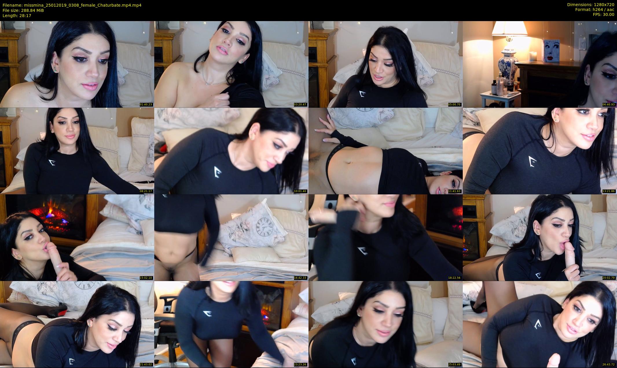 missmina — 29 minute Chaturbate female cam show recording, 720p, Jan 25, 2019