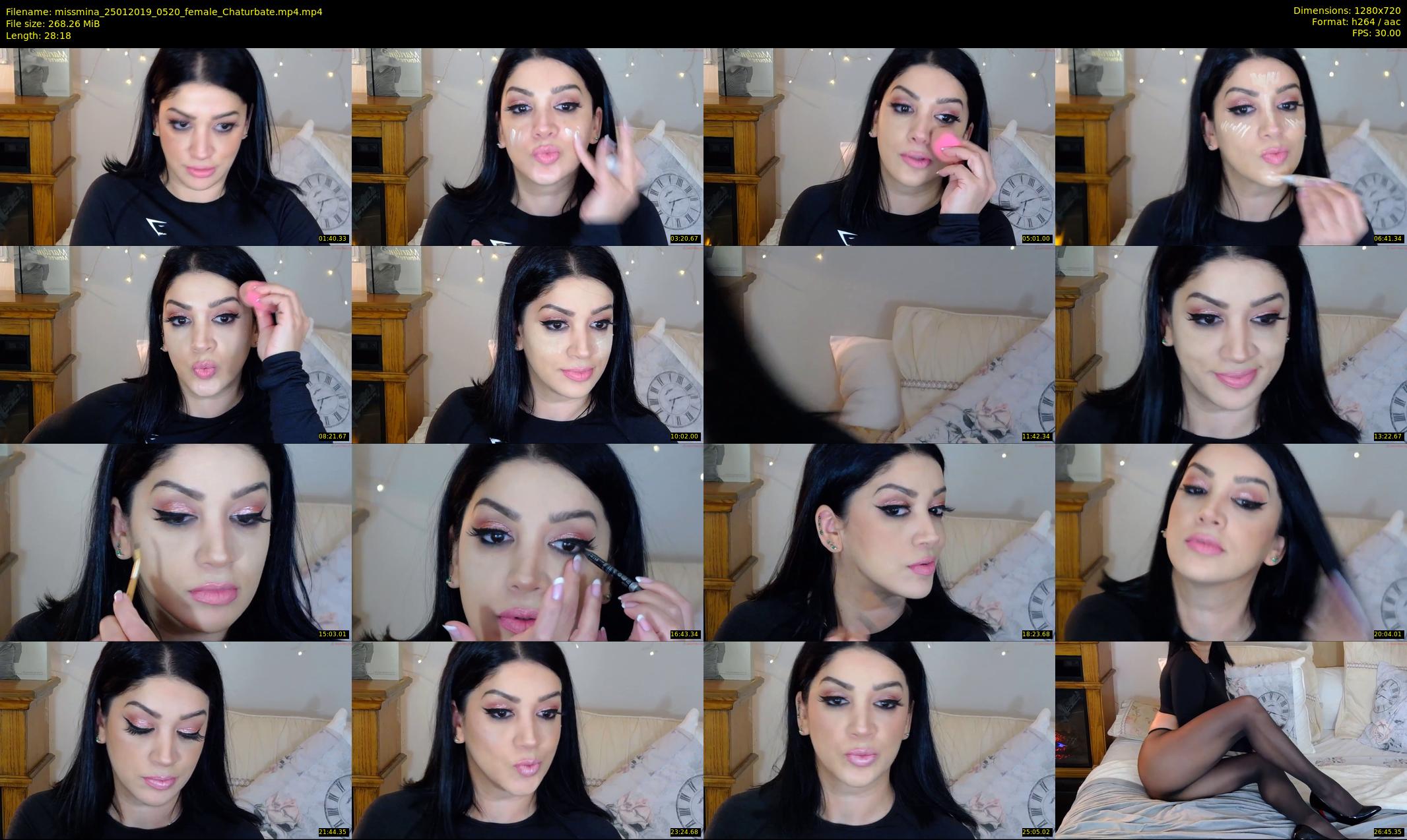 missmina — 29 minute Chaturbate female cam show recording, 720p, Jan 25, 2019