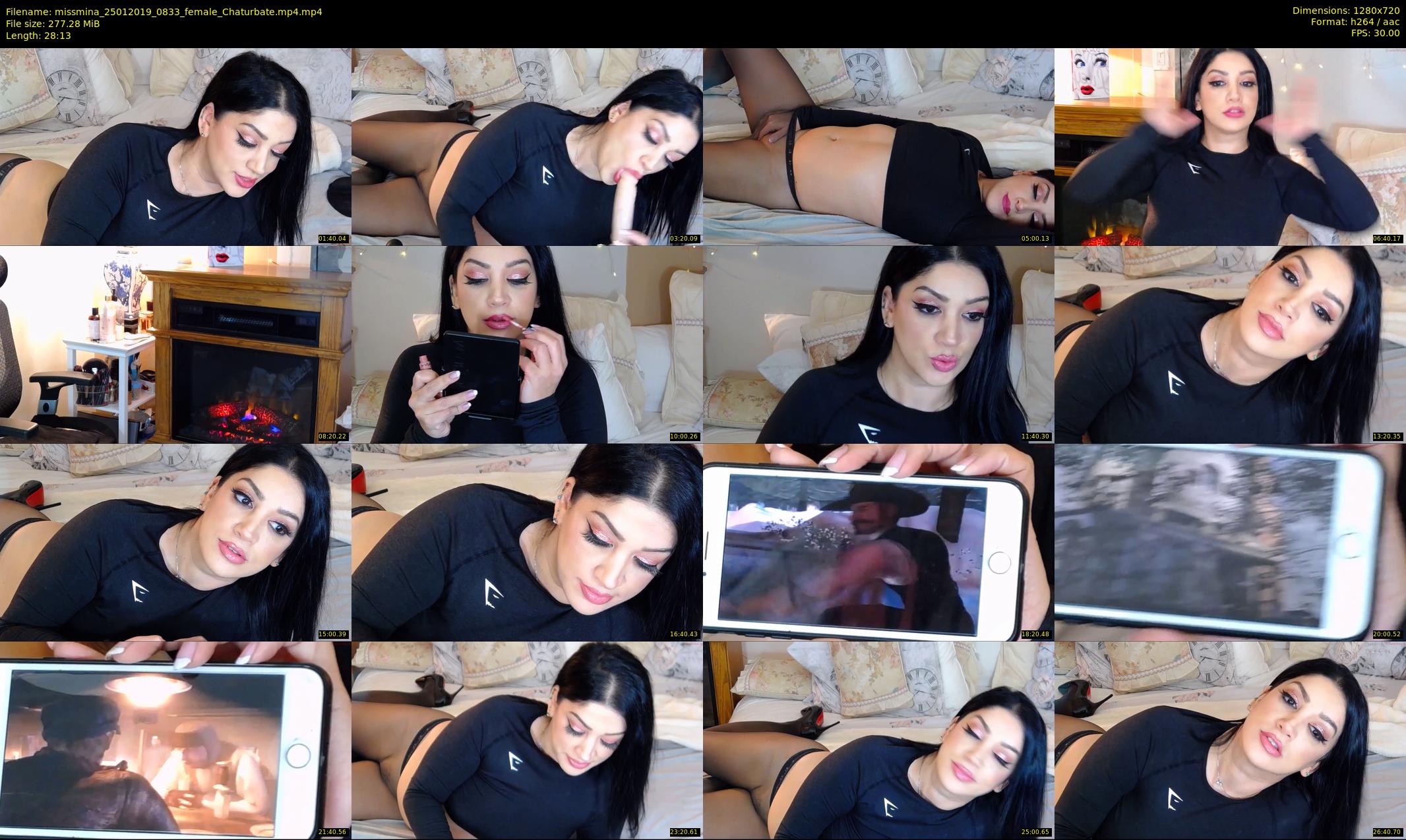 missmina — 29 minute Chaturbate female cam show recording, 720p, Jan 25, 2019