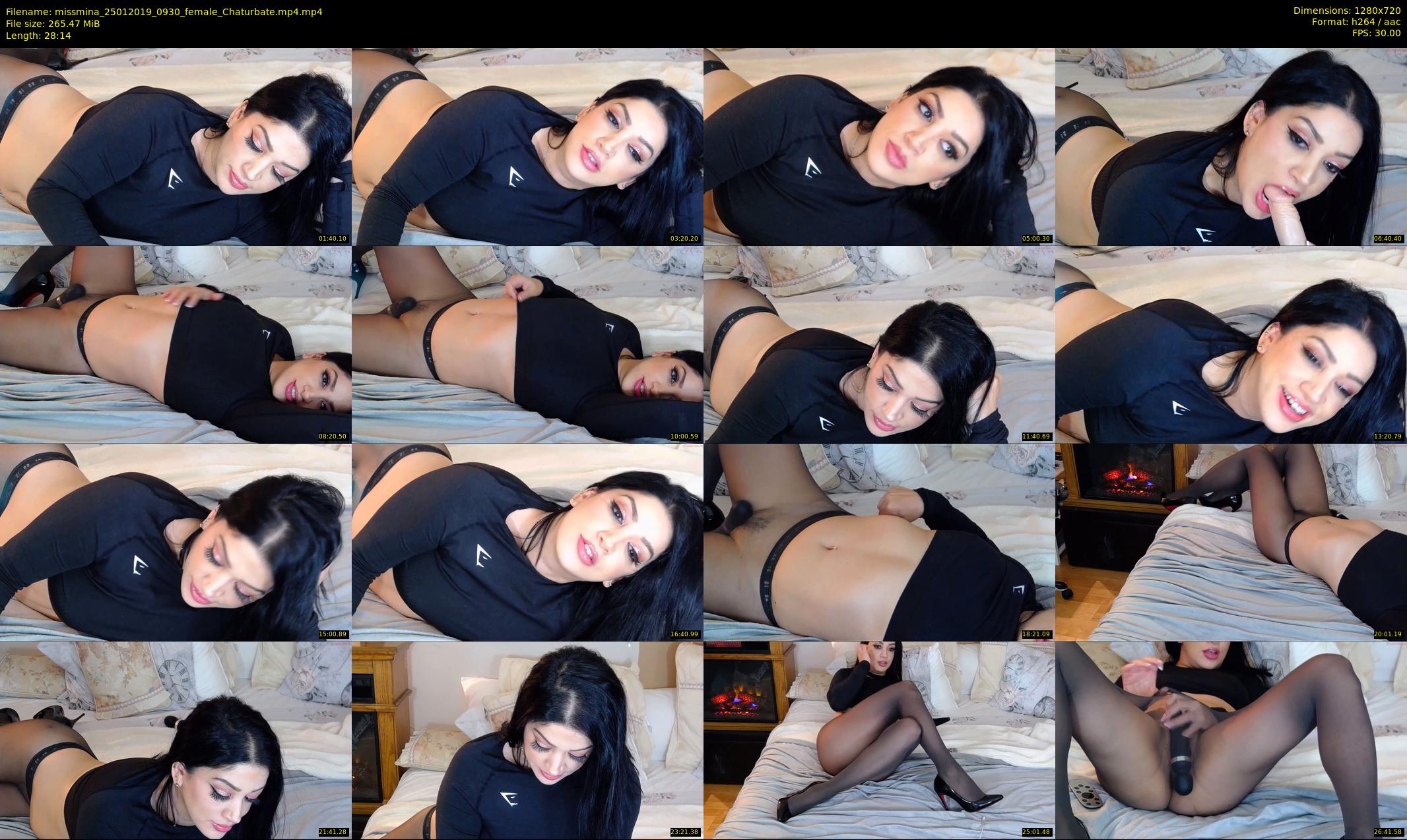 missmina — 29 minute Chaturbate female cam show recording, 720p, Jan 25, 2019