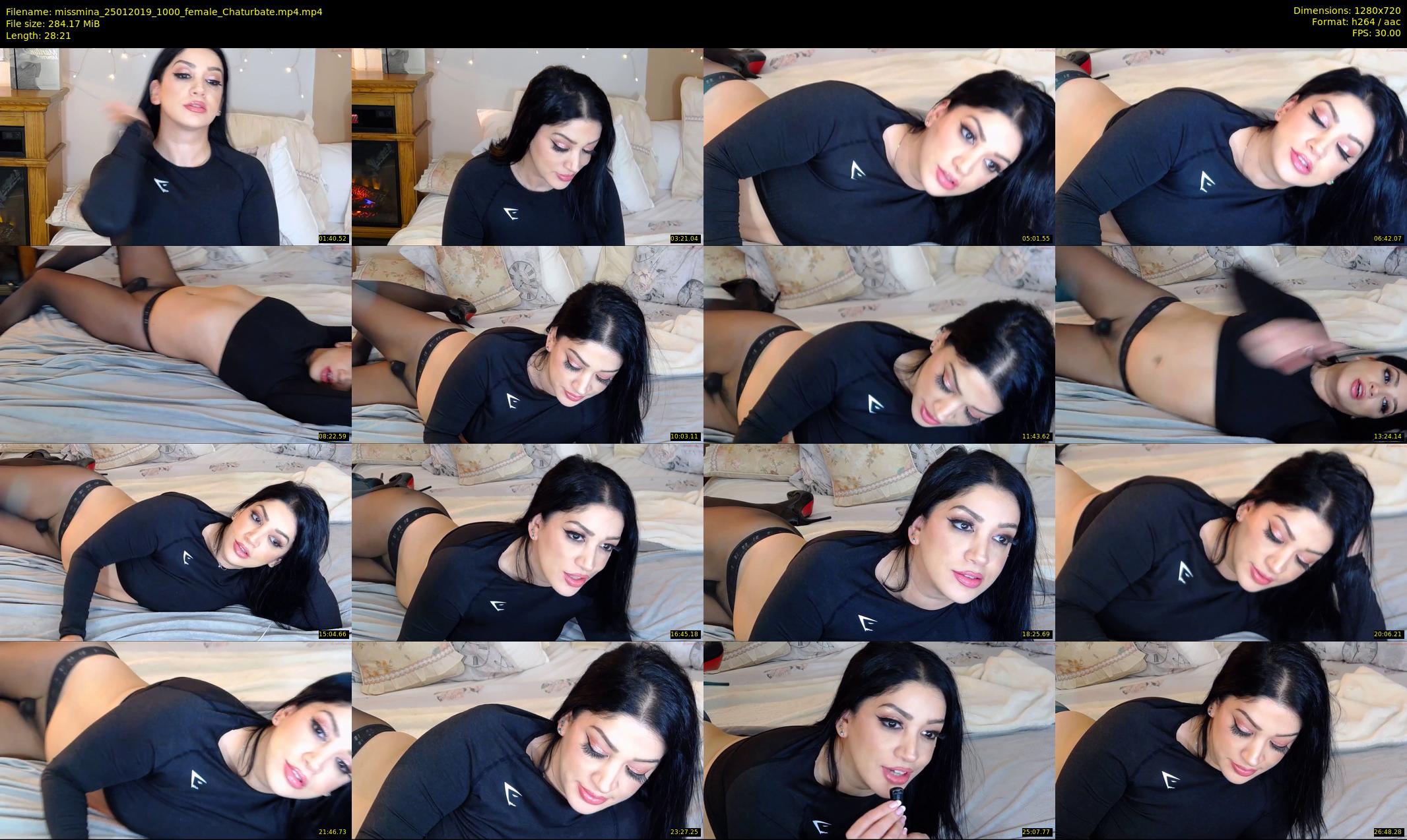 missmina — 29 minute Chaturbate female cam show recording, 720p, Jan 25, 2019