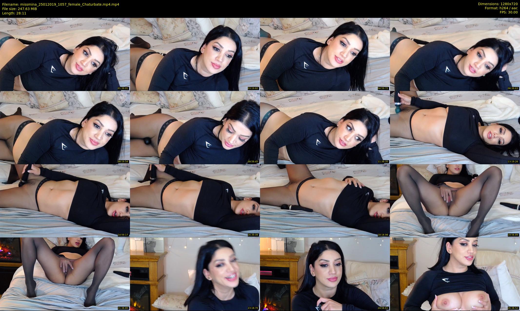 missmina — 29 minute Chaturbate female cam show recording, 720p, Jan 25, 2019