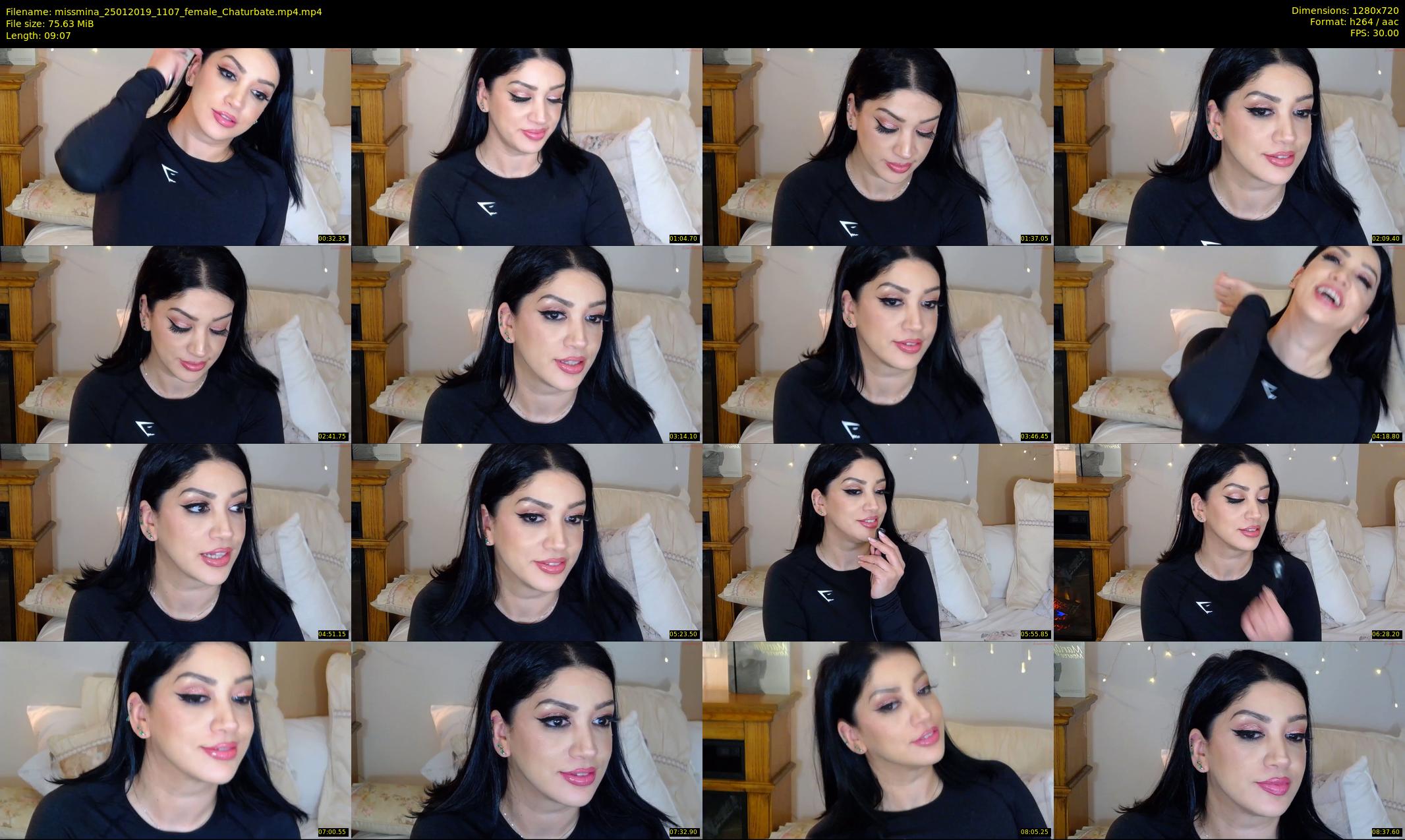 missmina — 10 minute Chaturbate female cam show recording, 720p, Jan 25, 2019