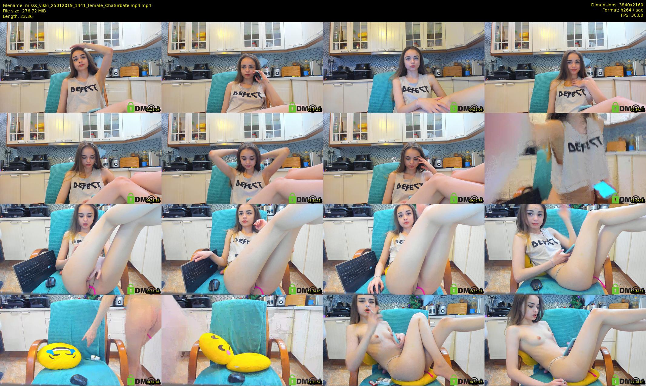 misss_vikki — 24 minute Chaturbate female cam show recording, 4K, Jan 25, 2019