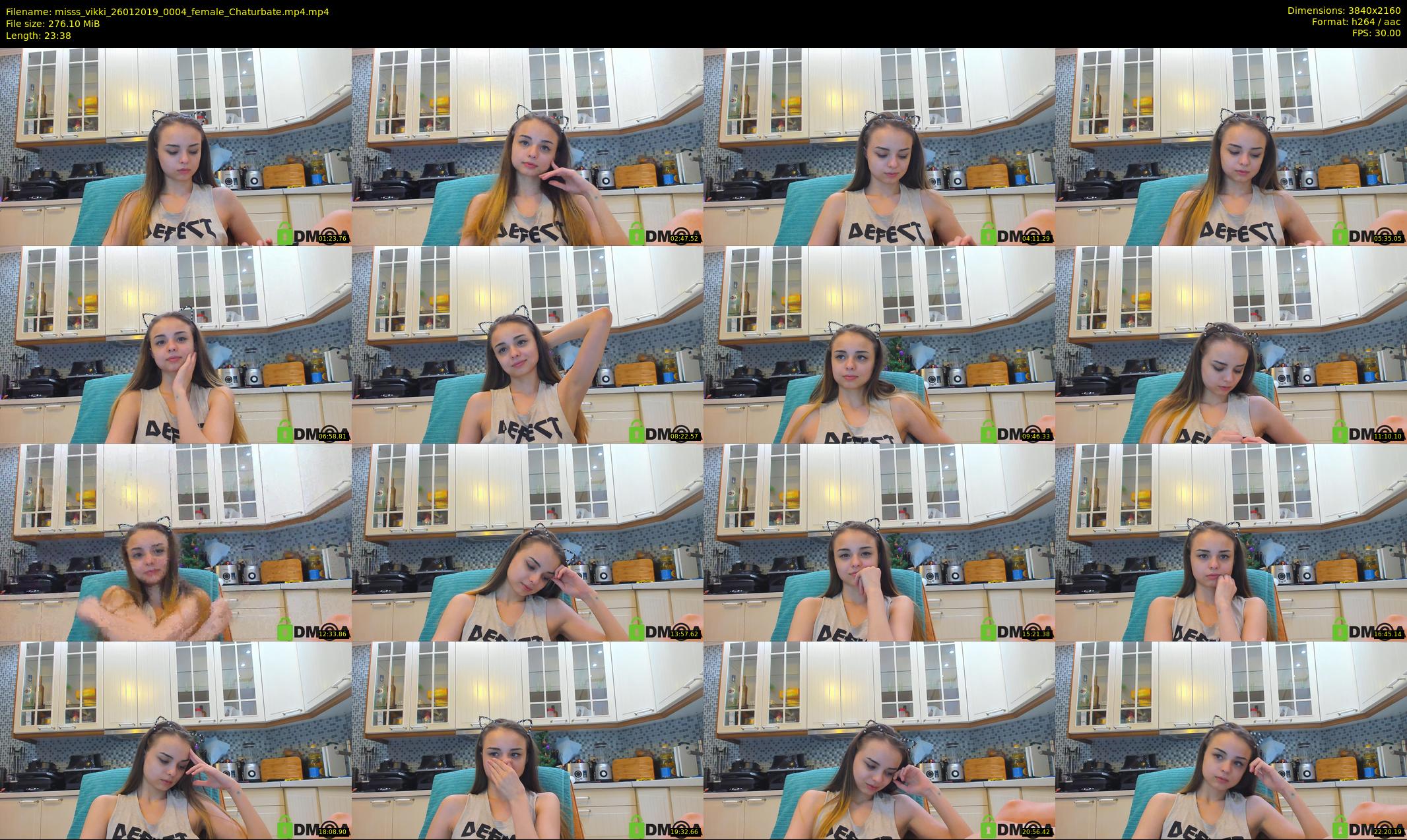 misss_vikki — 24 minute Chaturbate female cam show recording, 4K, Jan 26, 2019