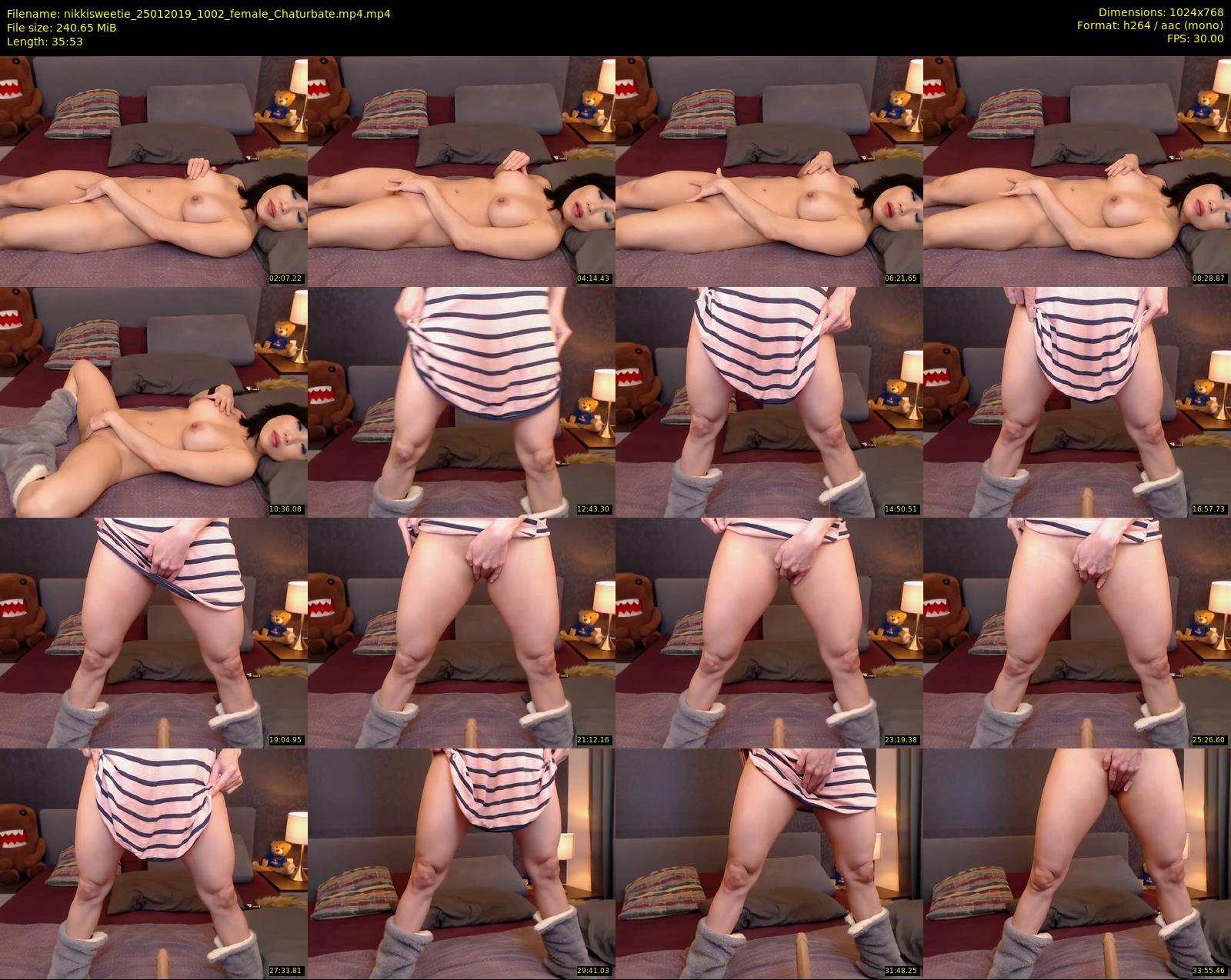 nikkisweetie — 36 minute Chaturbate female cam show recording, 720p, Jan 25, 2019