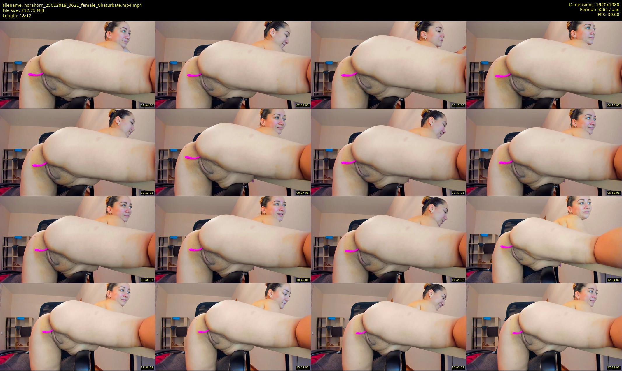 norahorn — 19 minute Chaturbate female cam show recording, 1080p, Jan 25, 2019