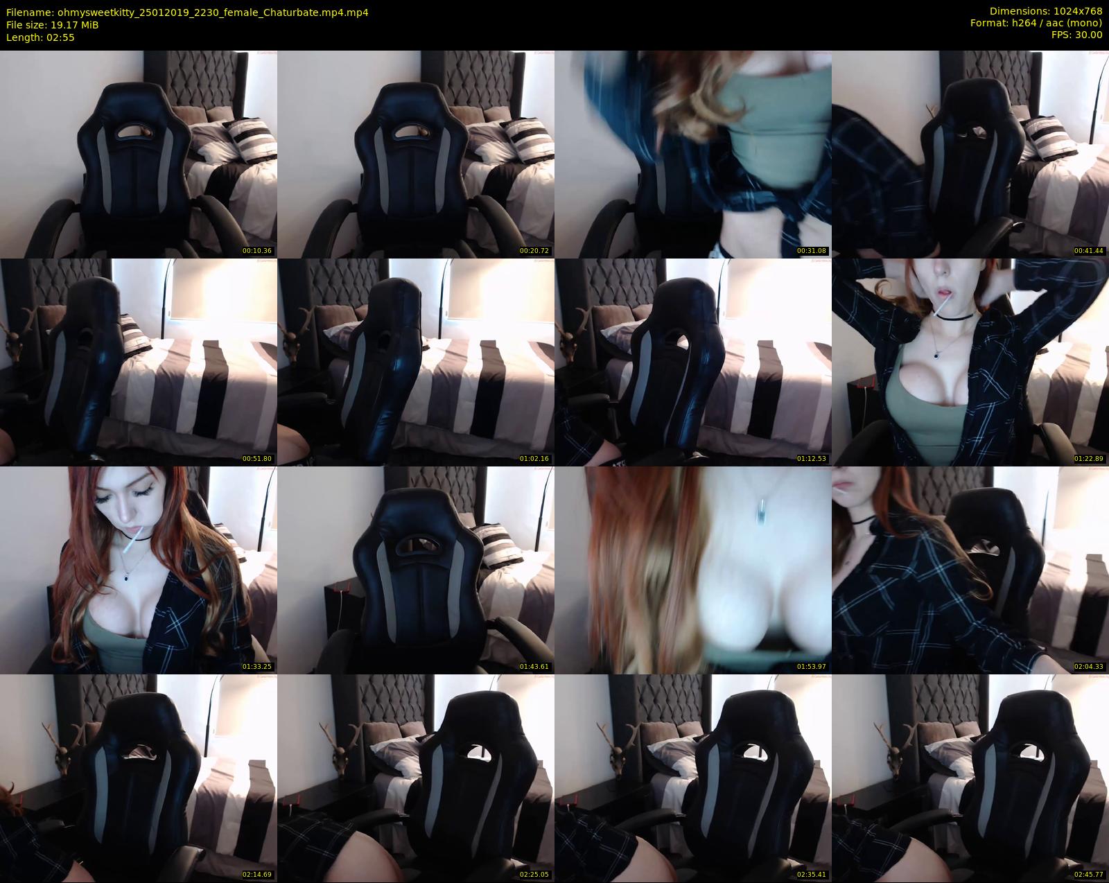ohmysweetkitty — 3 minute Chaturbate female cam show recording, 720p, Jan 25, 2019