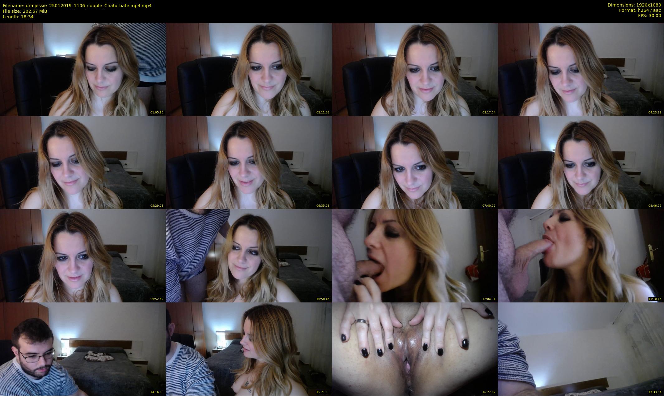 oraljessie — 19 minute Chaturbate couple cam show recording, 1080p, Jan 25, 2019
