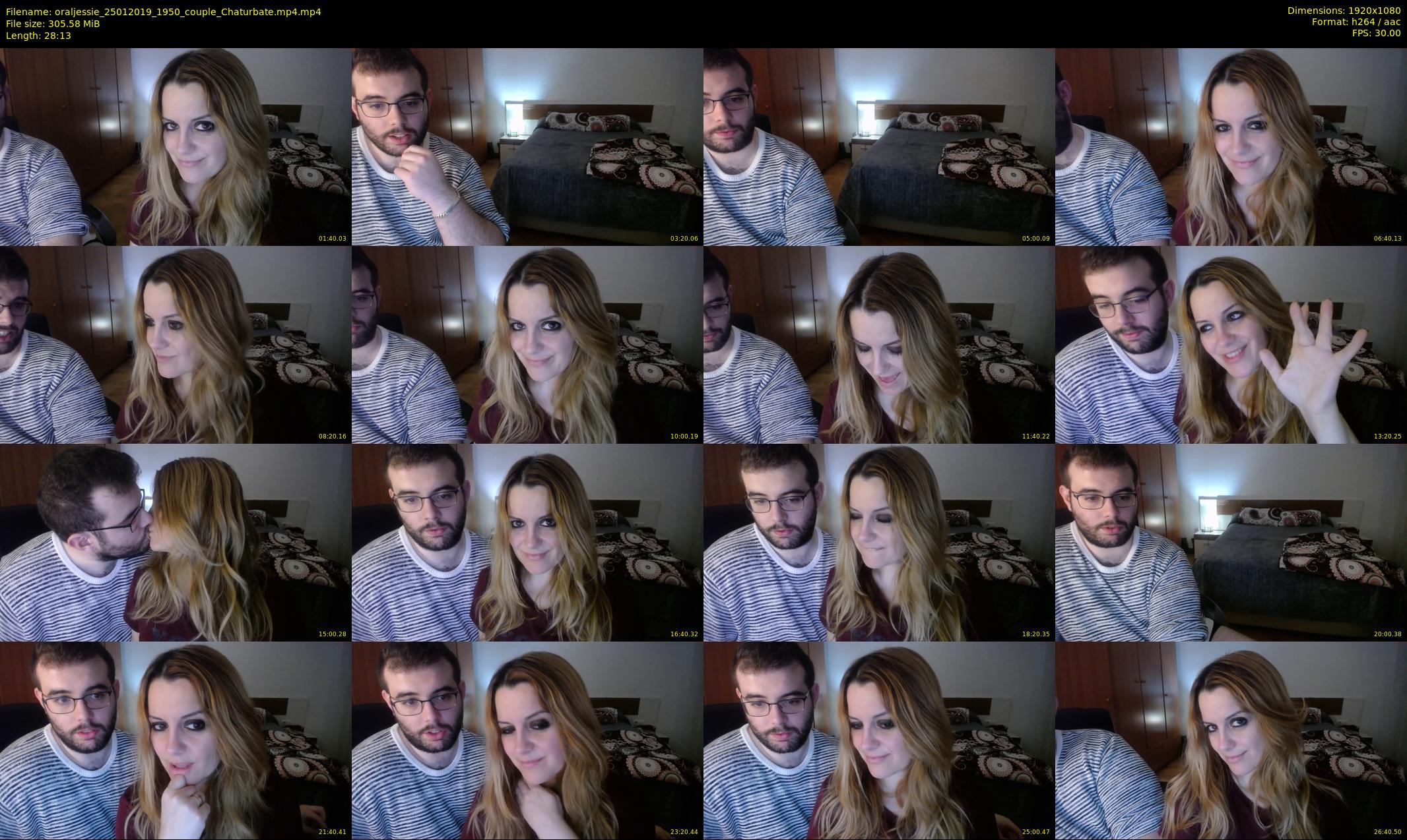 oraljessie — 29 minute Chaturbate couple cam show recording, 1080p, Jan 25, 2019