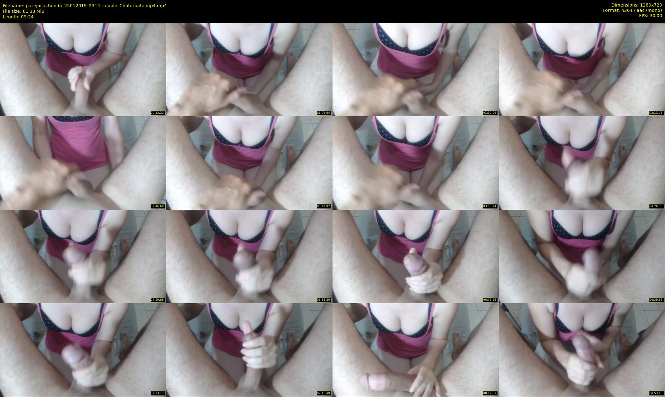 parejacachonda — 10 minute Chaturbate couple cam show recording, 720p, Jan 25, 2019