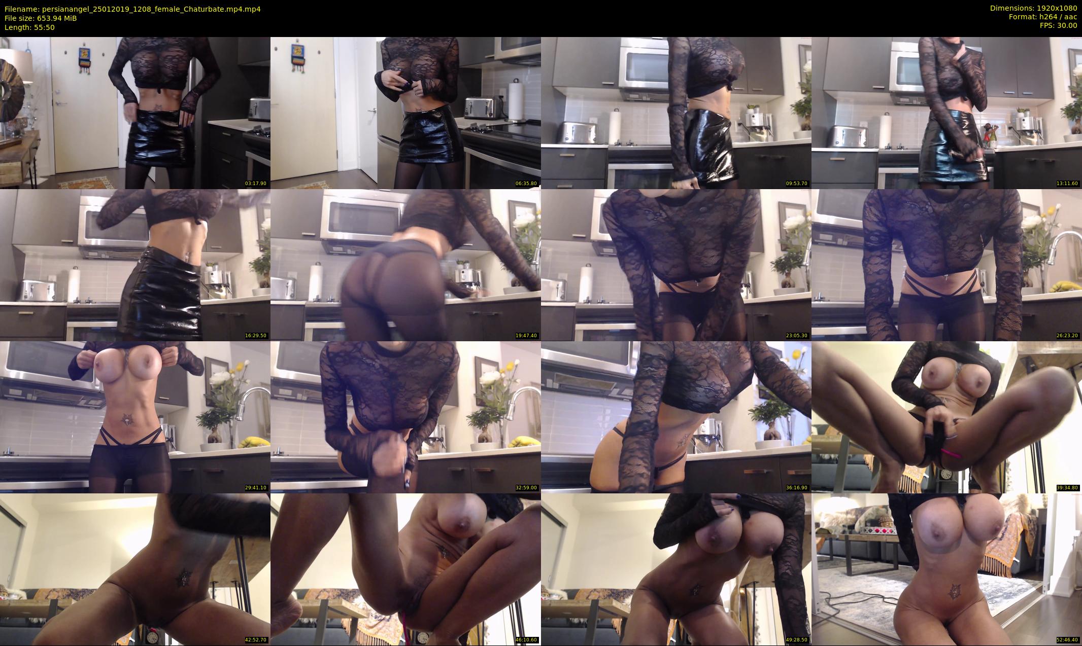 persianangel — 56 minute Chaturbate female cam show recording, 1080p, Jan 25, 2019