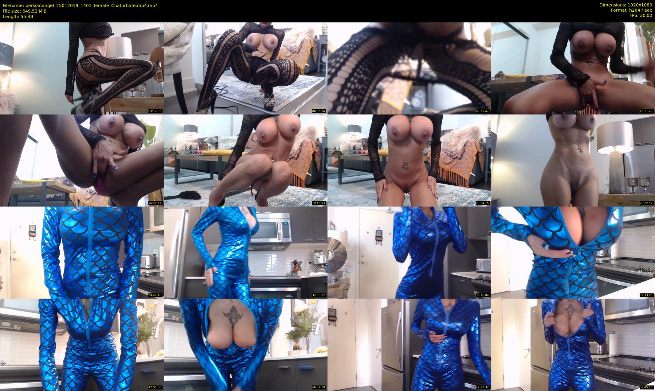 persianangel — 56 minute Chaturbate female cam show recording, 1080p, Jan 25, 2019