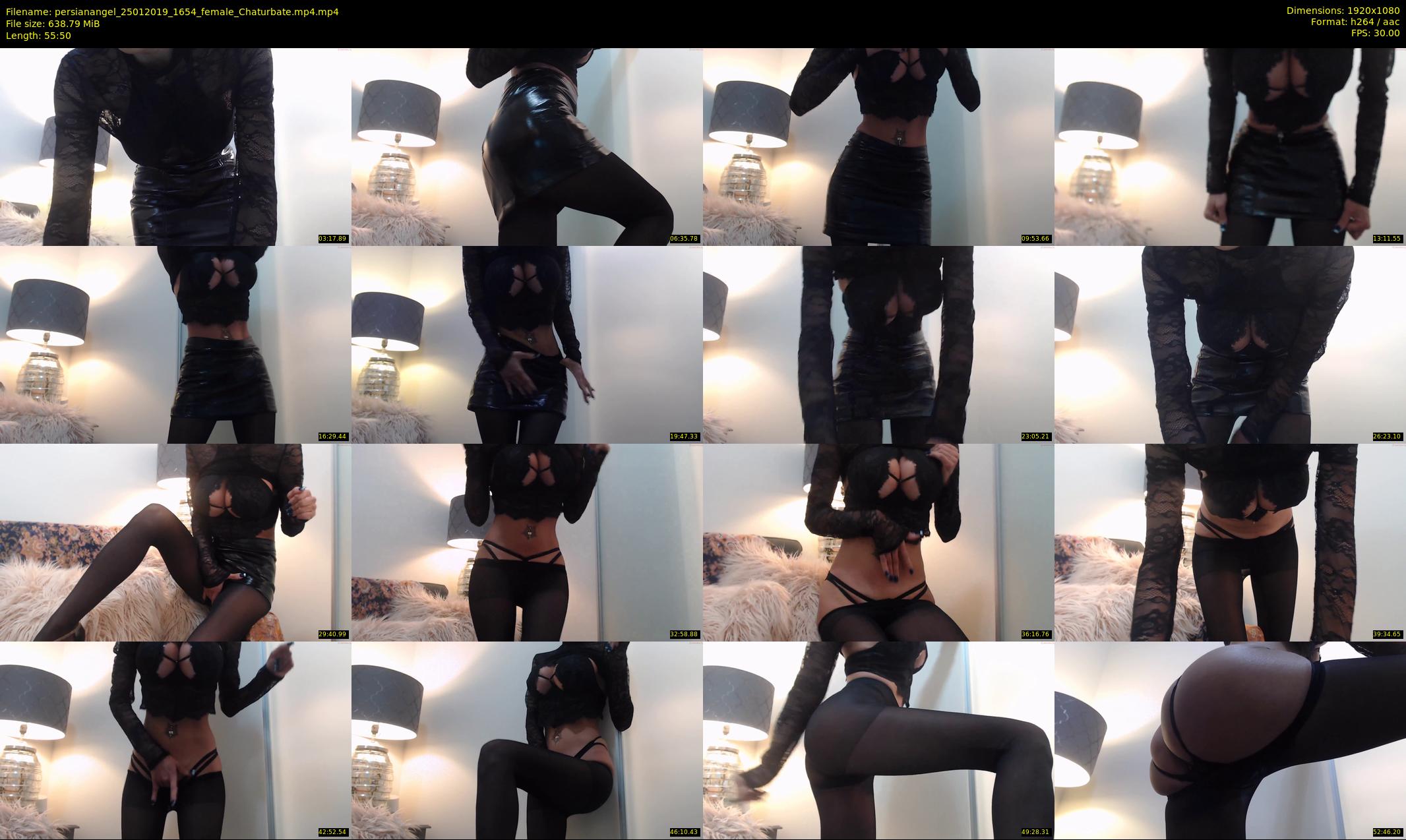 persianangel — 56 minute Chaturbate female cam show recording, 1080p, Jan 25, 2019