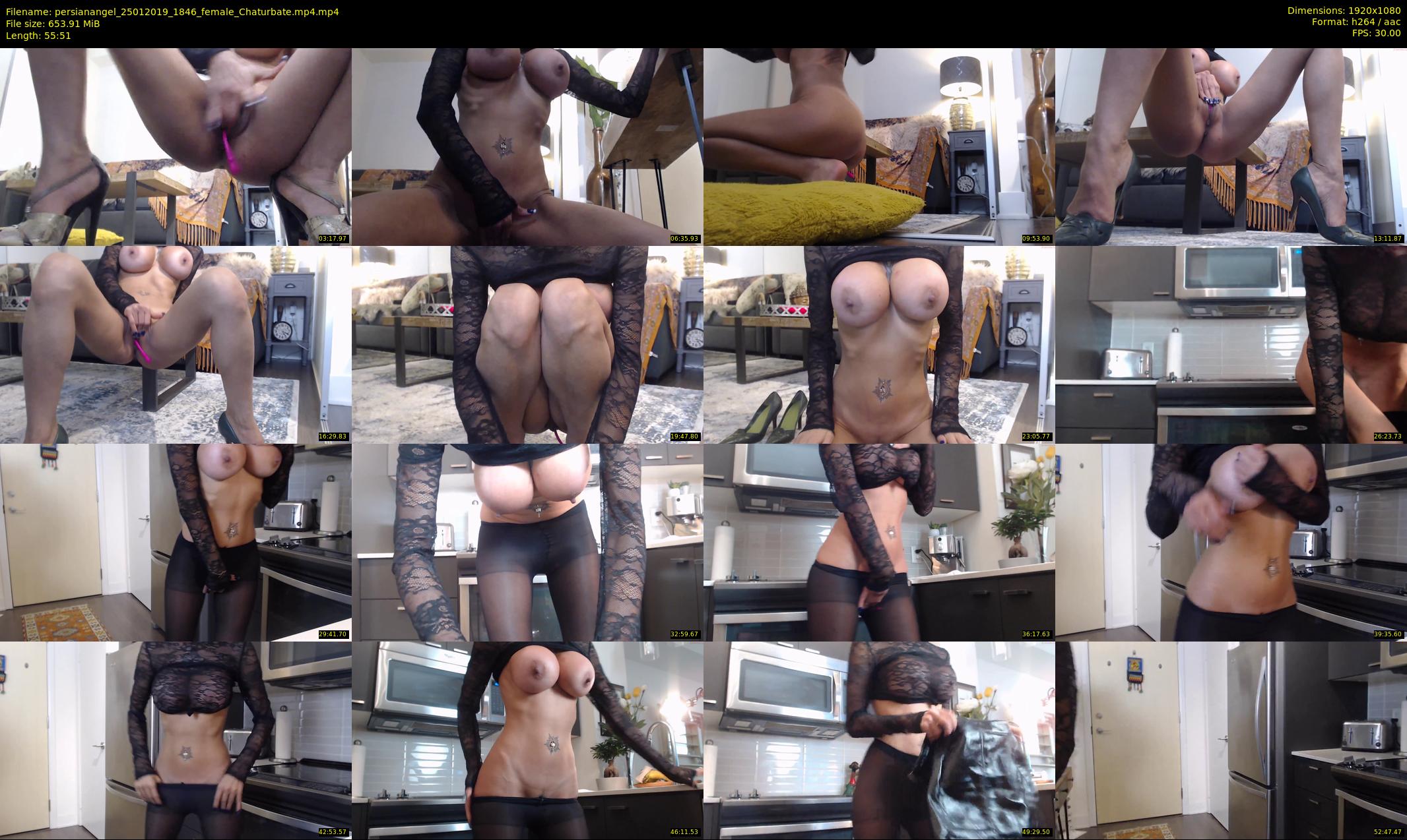persianangel — 56 minute Chaturbate female cam show recording, 1080p, Jan 25, 2019