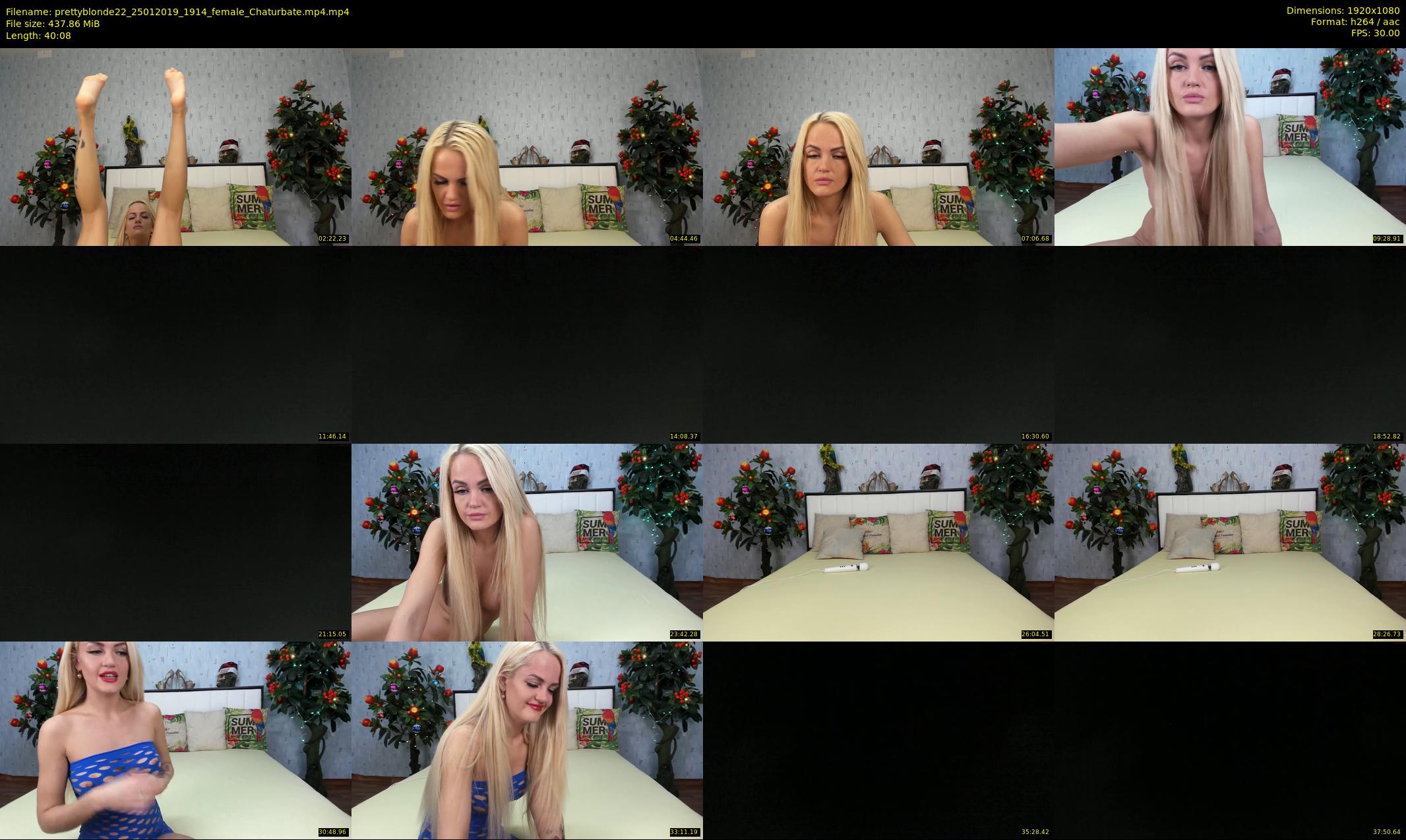 prettyblonde22 — 41 minute Chaturbate female cam show recording, 1080p, Jan 25, 2019
