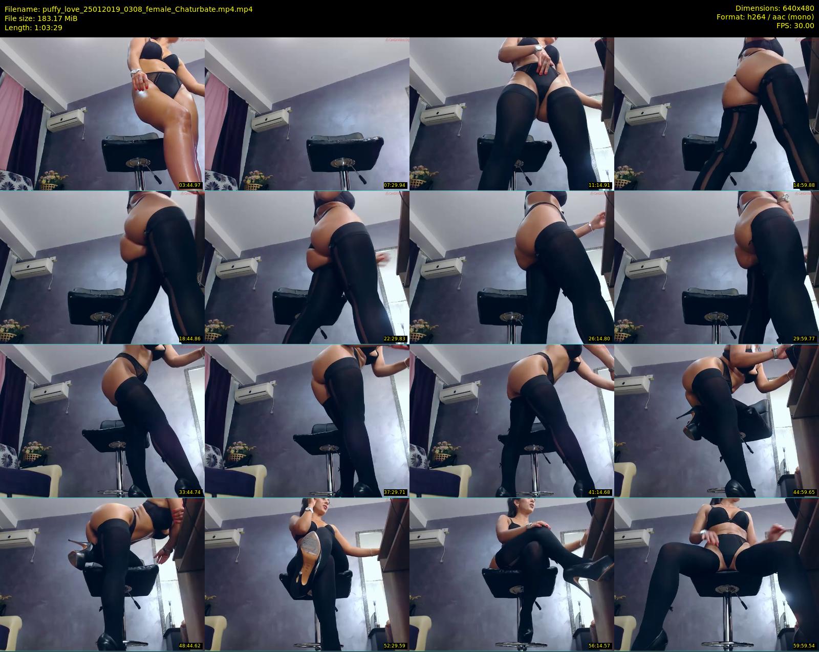 puffy_love — 64 minute Chaturbate female cam show recording, 480p, Jan 25, 2019