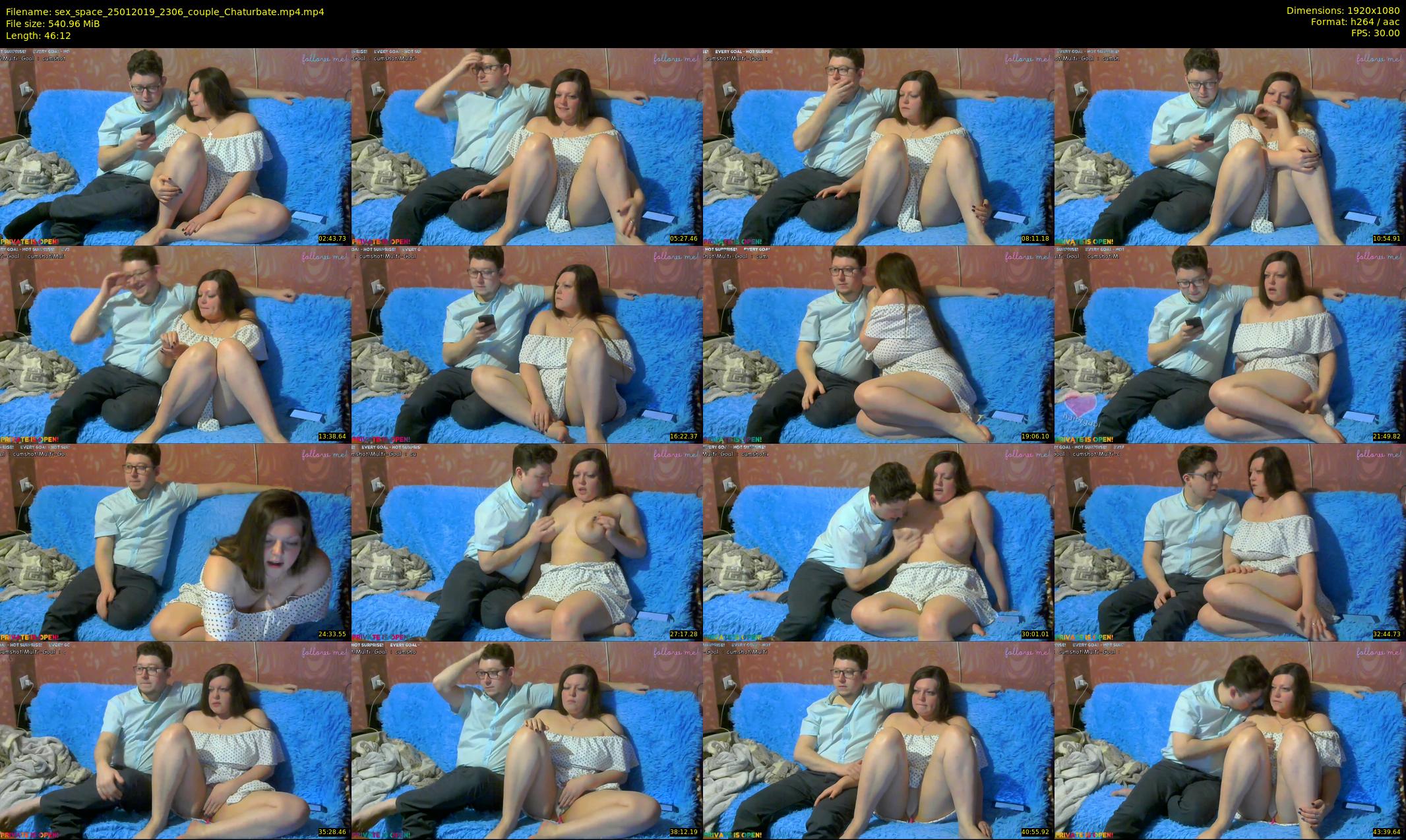 sex_space — 47 minute Chaturbate couple cam show recording, 1080p, Jan 25, 2019