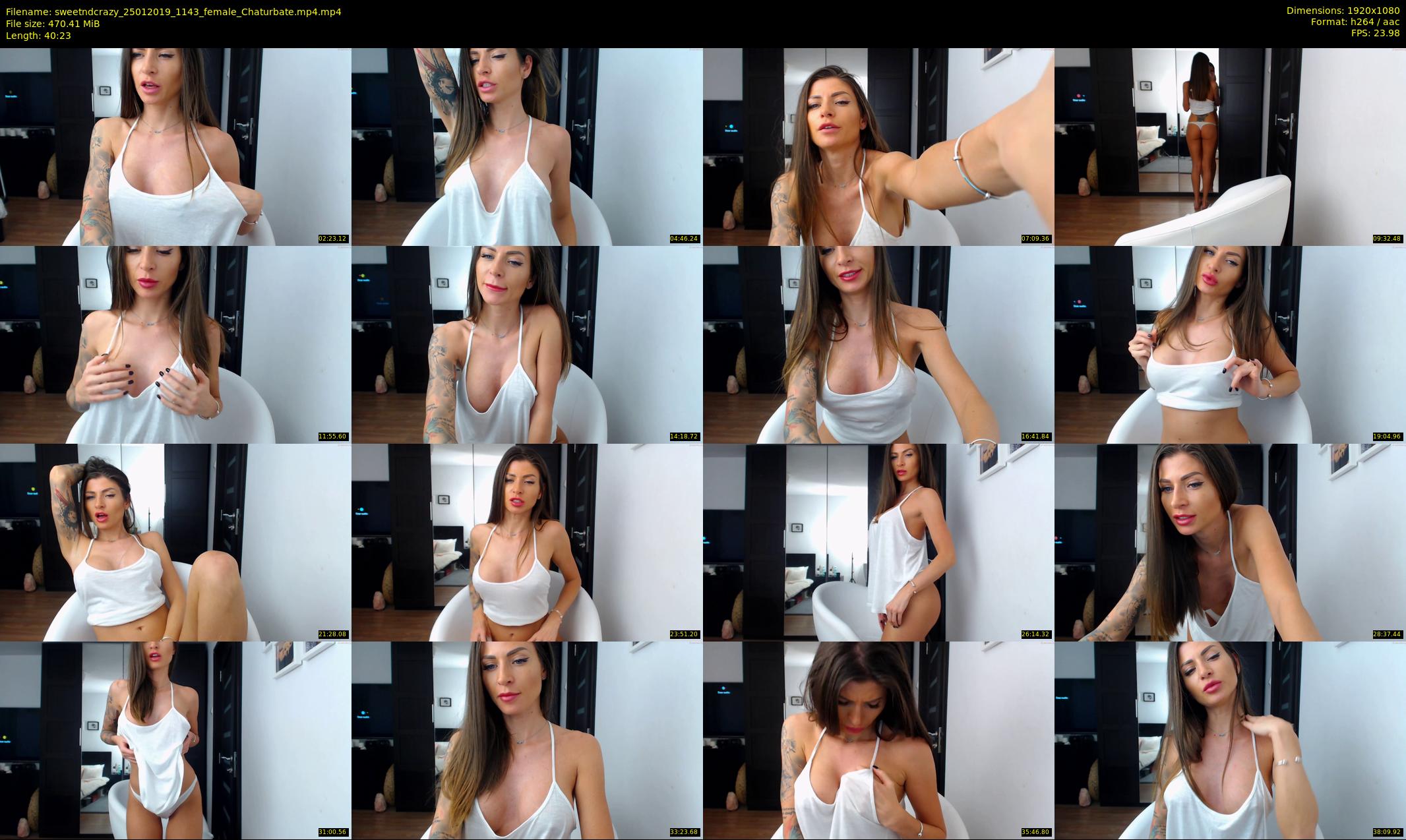 sweetndcrazy — 41 minute Chaturbate female cam show recording, 1080p, Jan 25, 2019