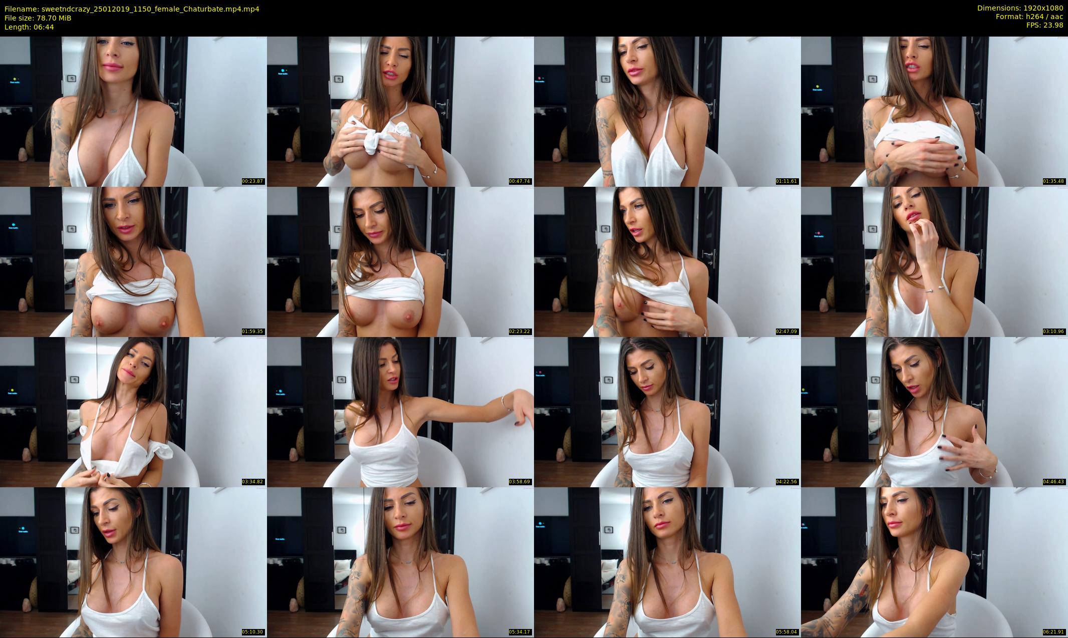 sweetndcrazy — 7 minute Chaturbate female cam show recording, 1080p, Jan 25, 2019