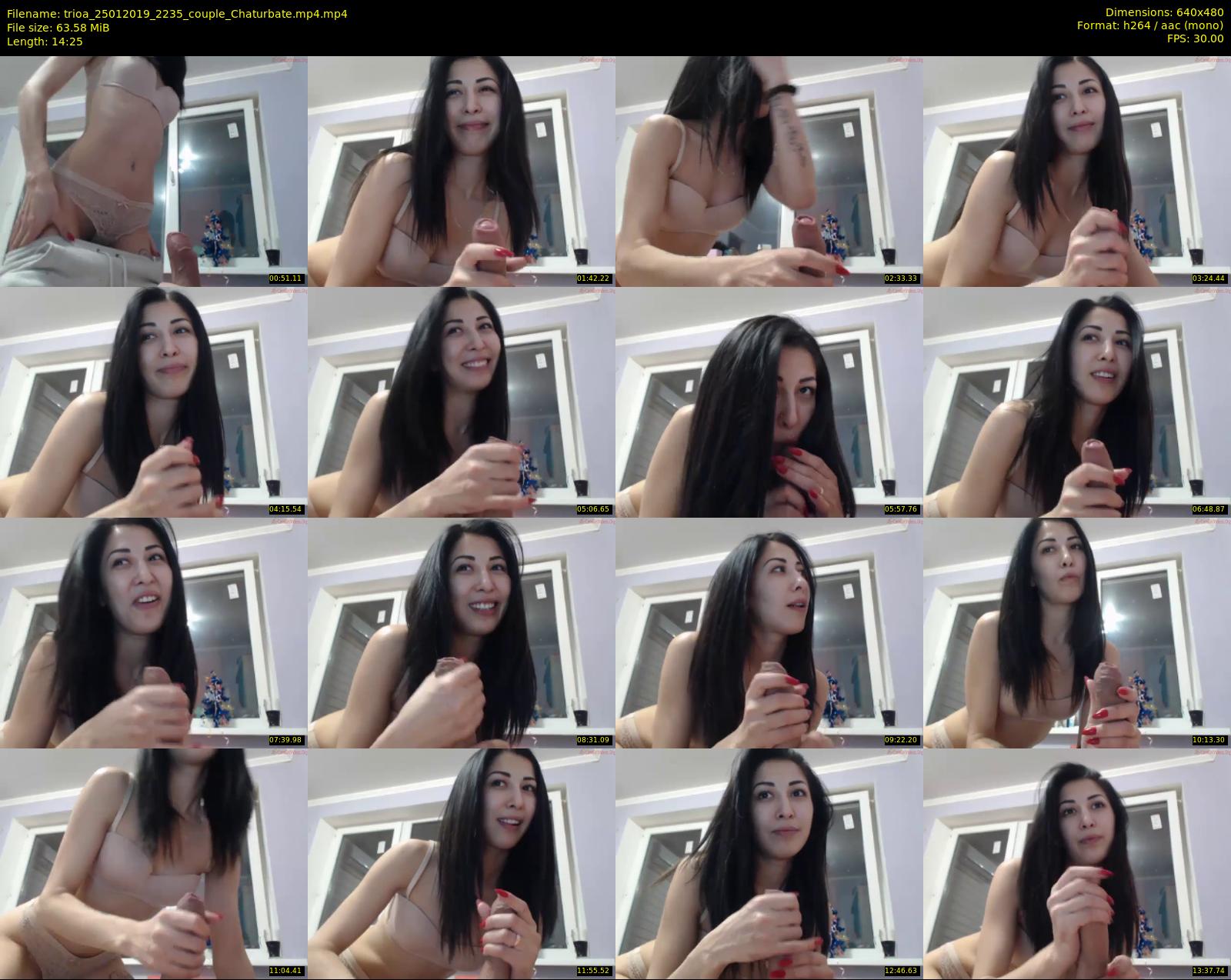 trioa — 15 minute Chaturbate couple cam show recording, 480p, Jan 25, 2019