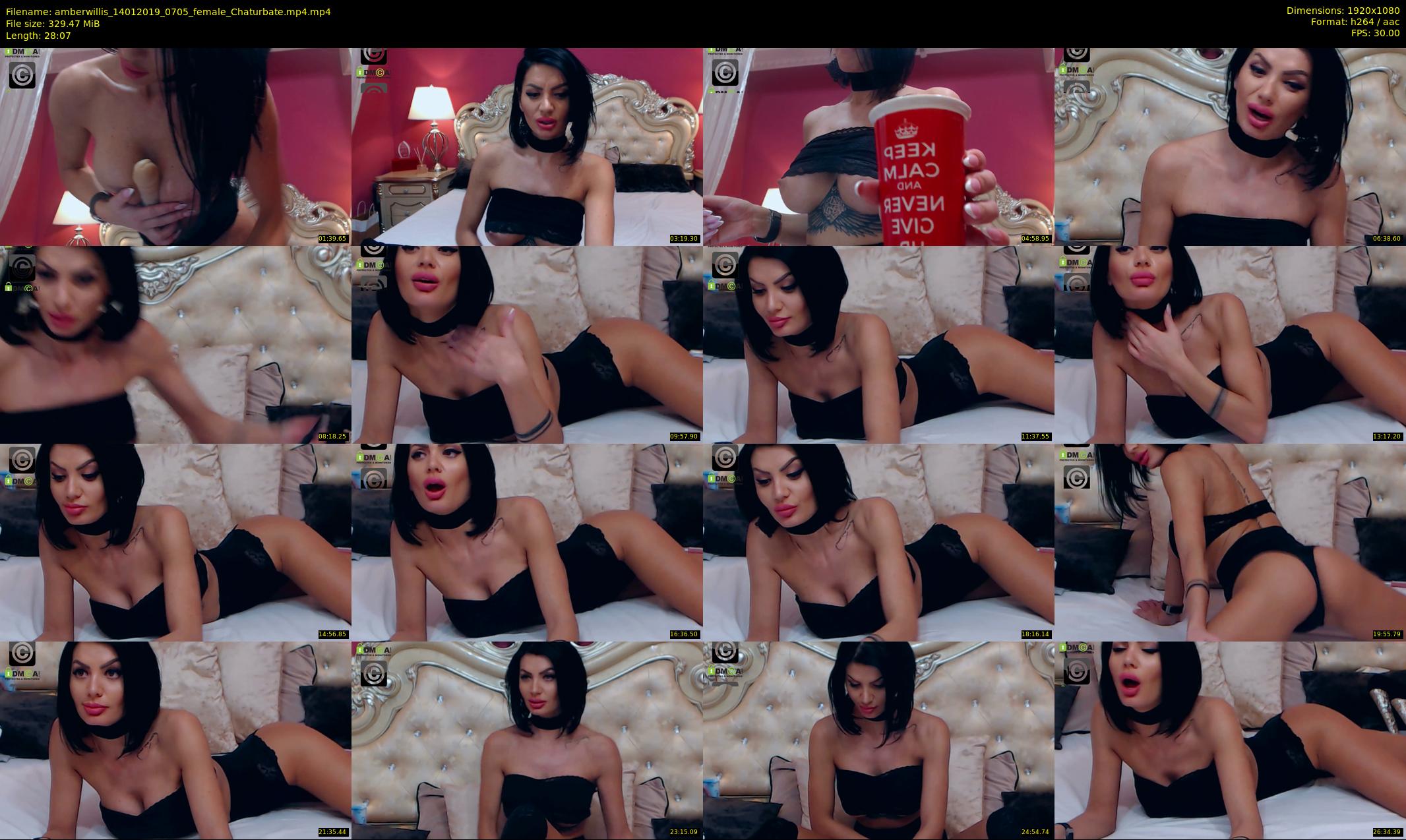 amberwillis — 29 minute Chaturbate female cam show recording, 1080p, Jan 14, 2019