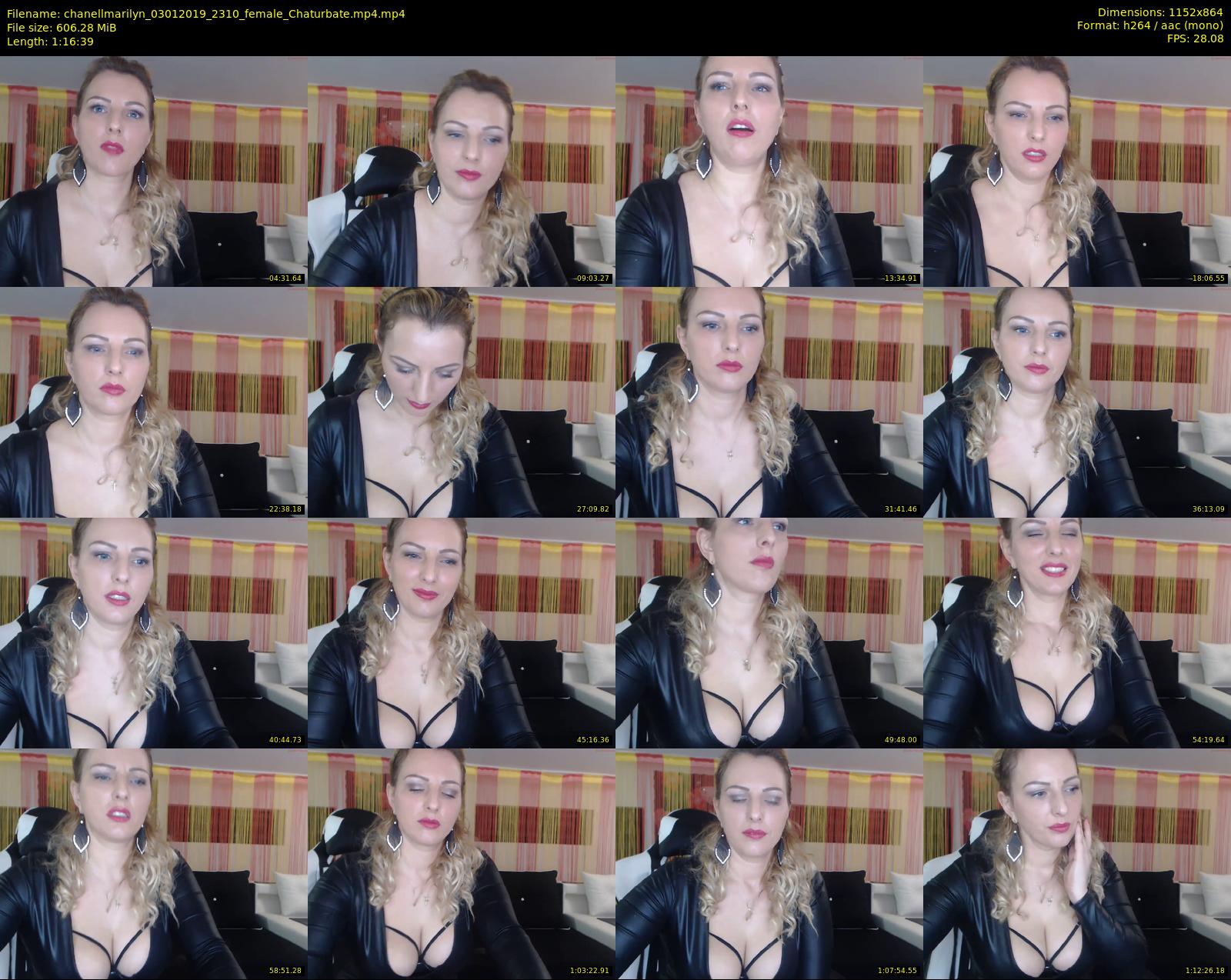 chanellmarilyn — 77 minute Chaturbate female cam show recording, 720p, Jan 3, 2019