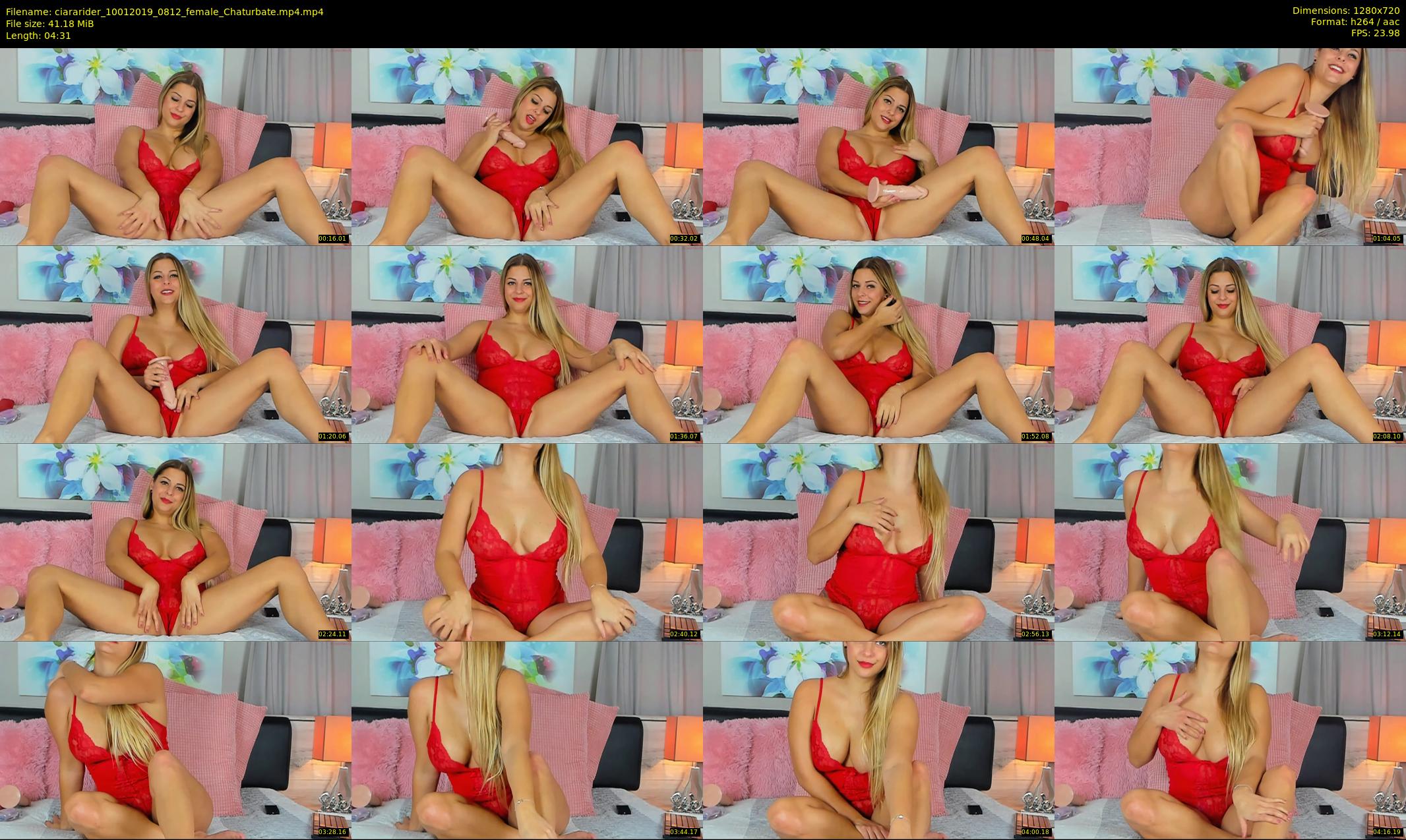 ciararider — 5 minute Chaturbate female cam show recording, 720p, Jan 10, 2019