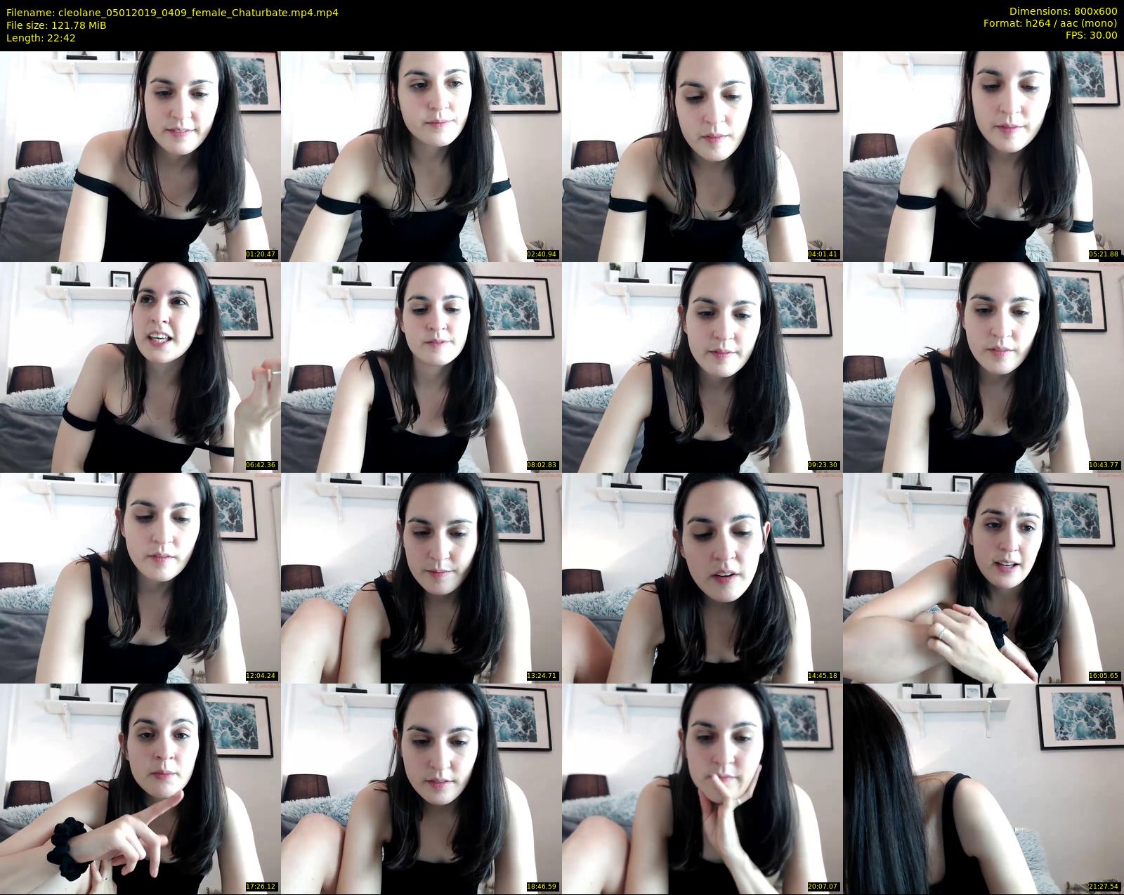cleolane — 23 minute Chaturbate female cam show recording, 480p, Jan 5, 2019