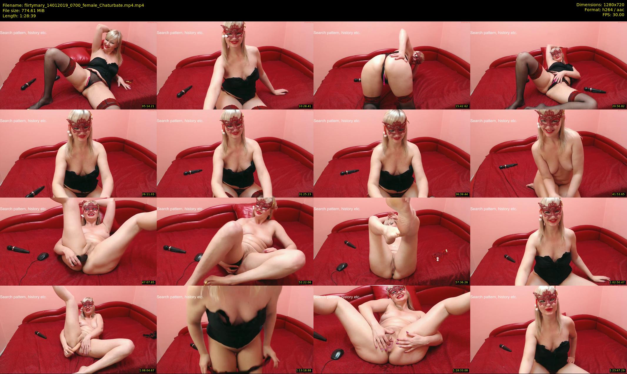flirtymary — 89 minute Chaturbate female cam show recording, 720p, Jan 14, 2019